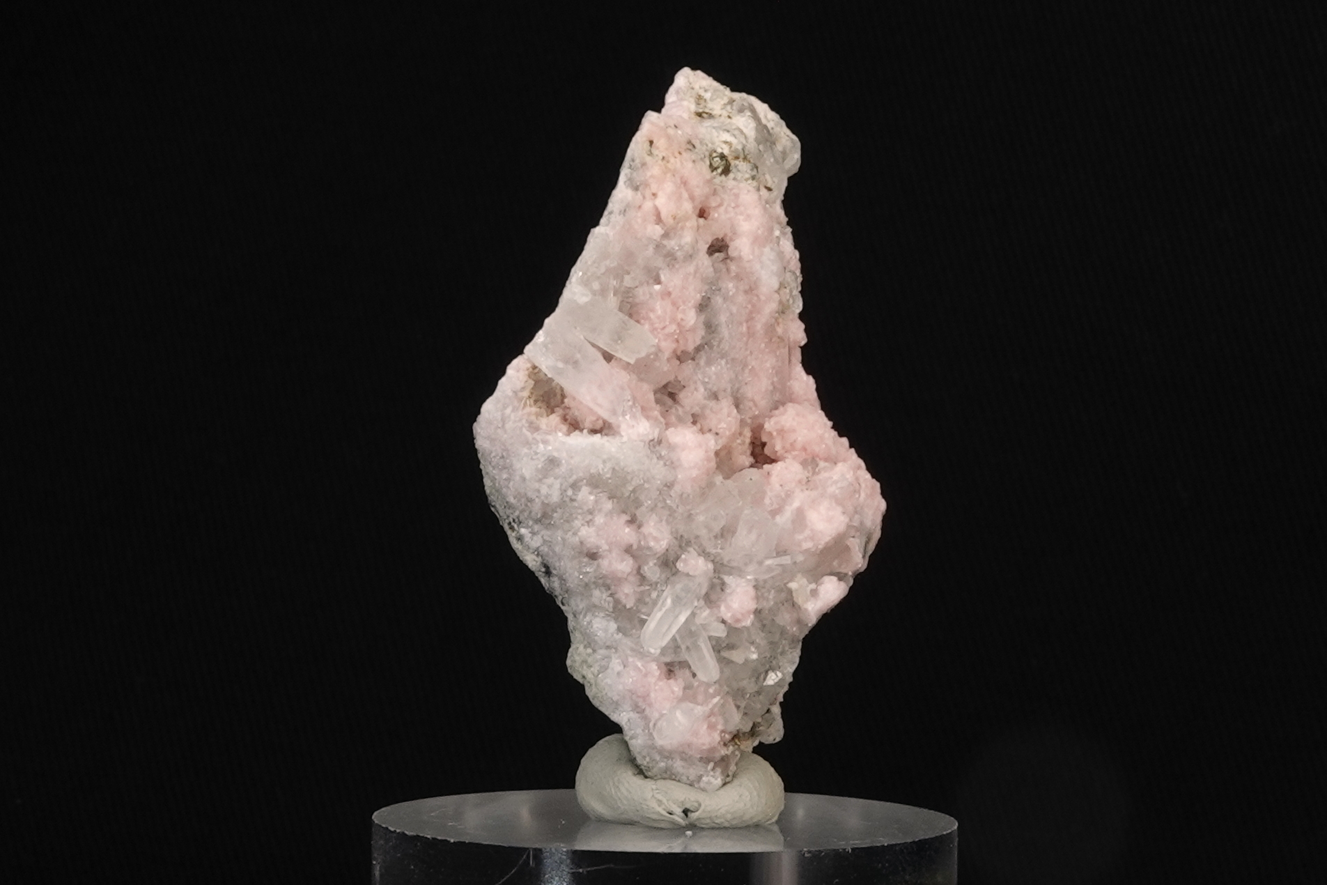 Rhodochrosite, Chalcopyrite & Quartz - Mine de Davidkovo, Bulgarie - 161 ct