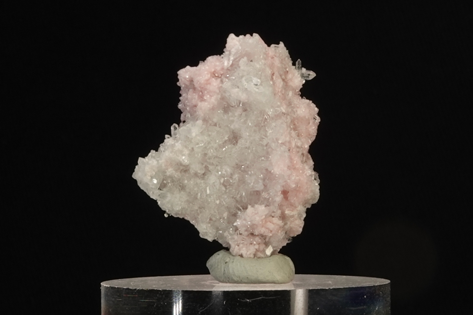Rhodochrosite & Quartz - Biface - Mine de Davidkovo, Bulgarie - 53.5 ct