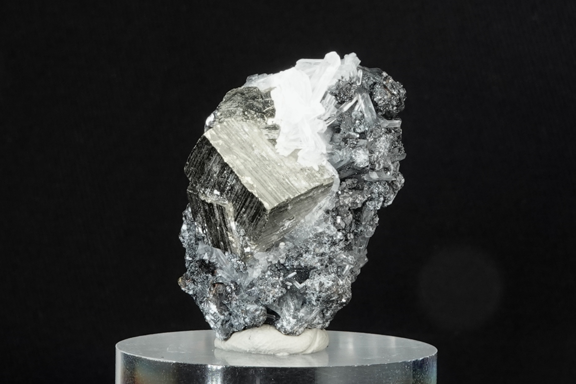 Minéral Galène, Pyrite & Quartz - Mine de Krushev, Bulgarie - 187 ct
