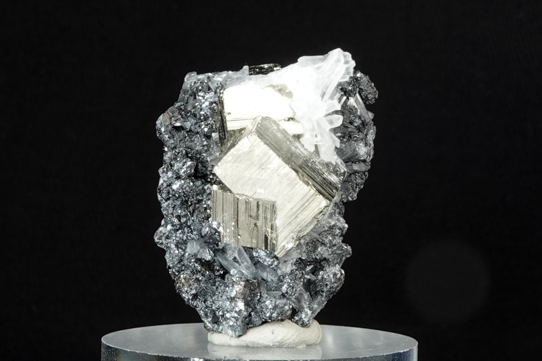 Minéral Galène, Pyrite & Quartz - Mine de Krushev, Bulgarie - 187 ct