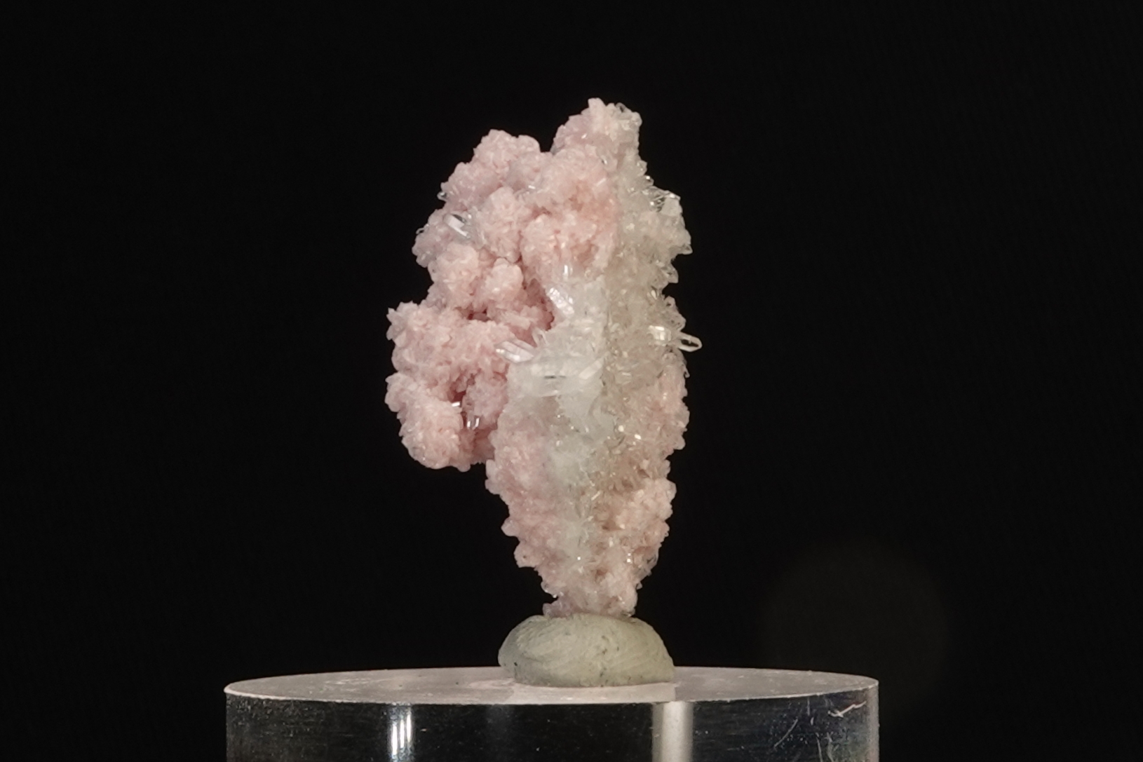 Rhodochrosite & Quartz - Biface - Mine de Davidkovo, Bulgarie - 53.5 ct