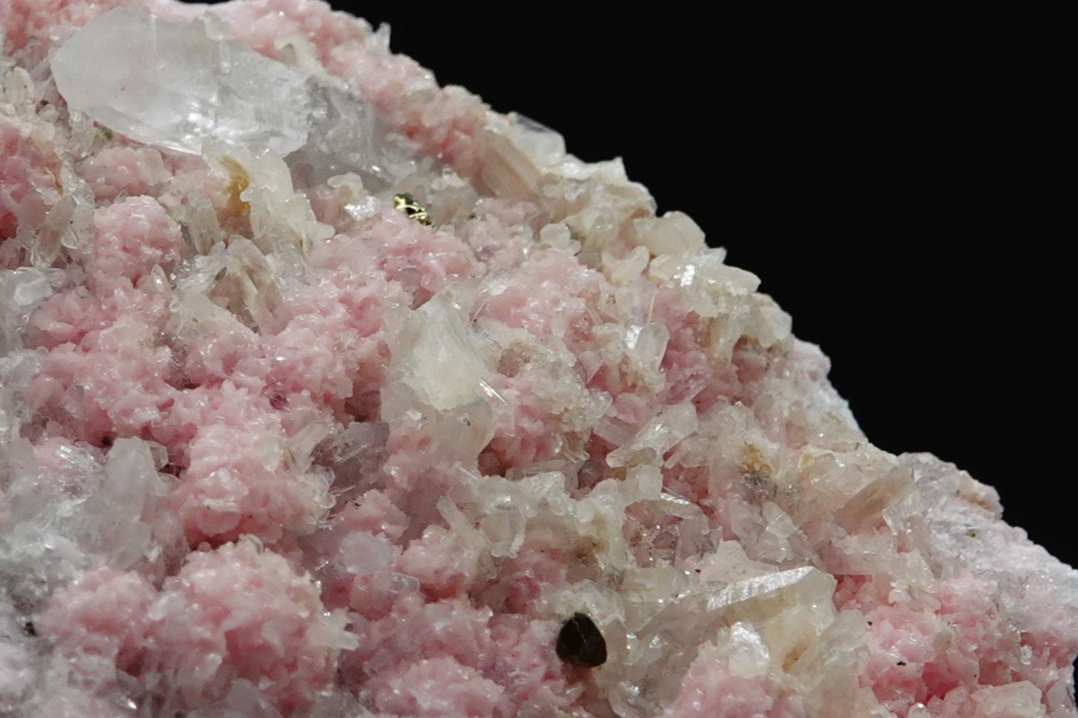 Rhodochrosite, Calcite, Chalcopyrite et Galène miroir - Bulgarie - 368 ct