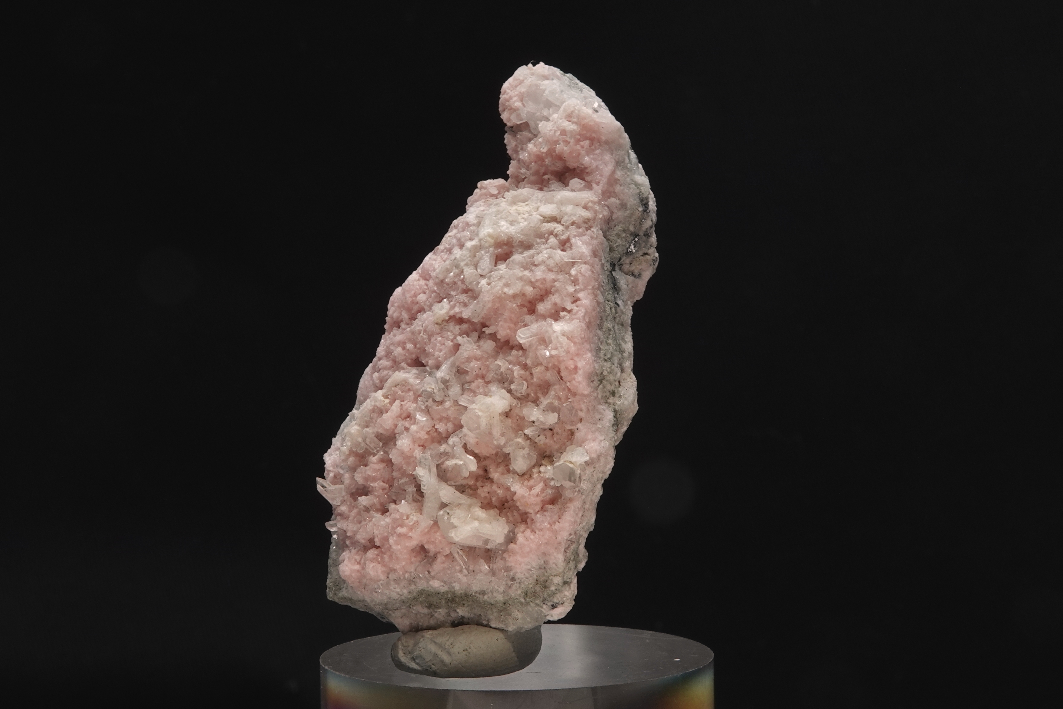 Rhodochrosite, Quartz – Mine Davidkovo, Bulgarie – 154ct