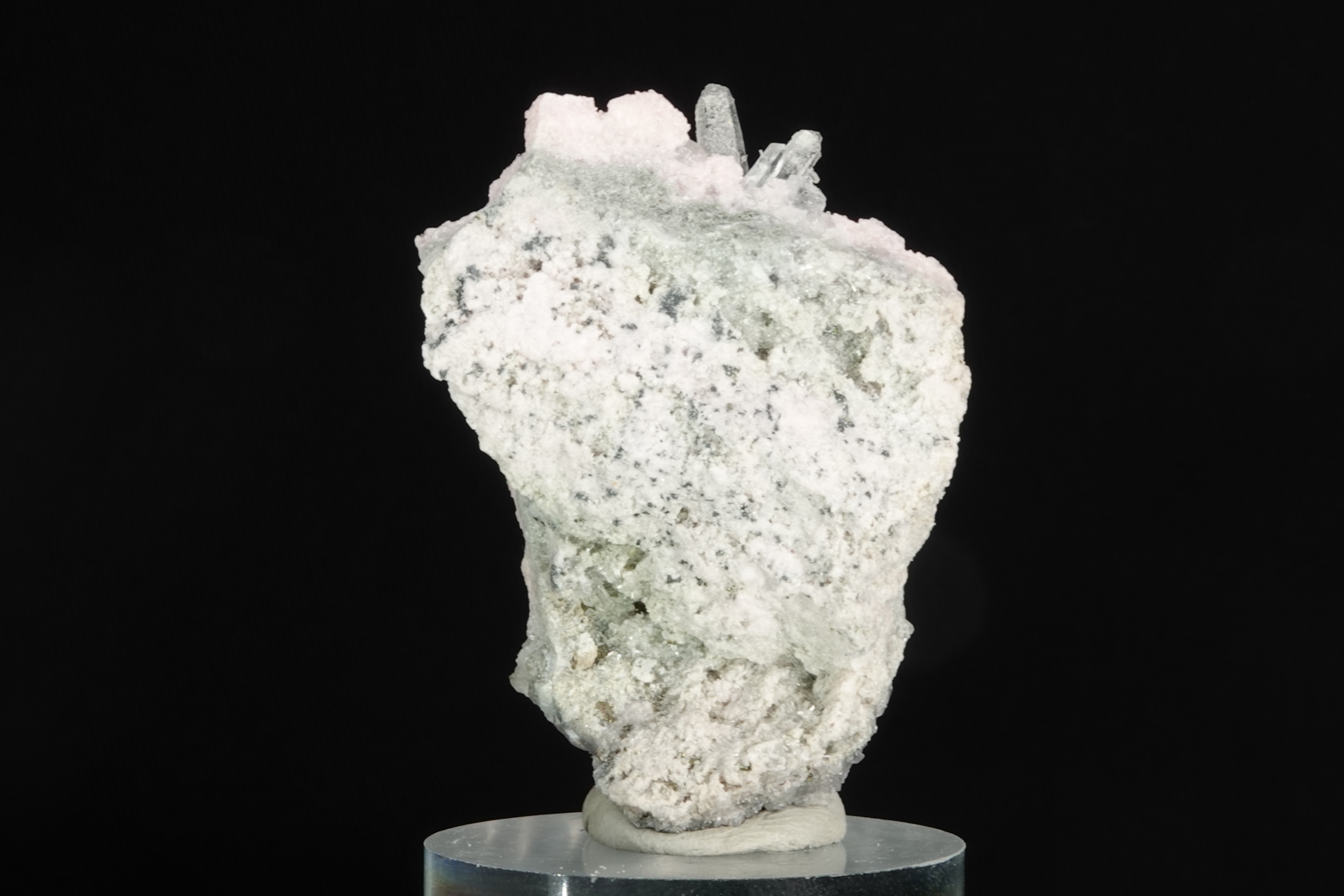 Rhodochrosite & Calcite avec inclusions Sphalérite - Bulgarie - 208 ct