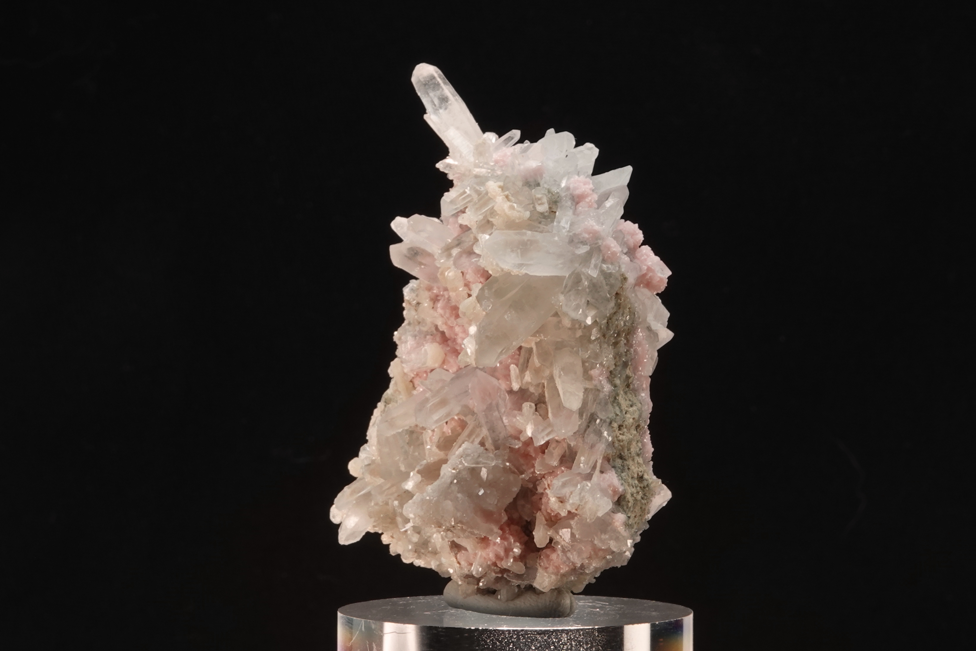 Rhodochrosite & Calcite avec inclusion de Chalcopyrite - 360° - Bulgarie - 281 ct