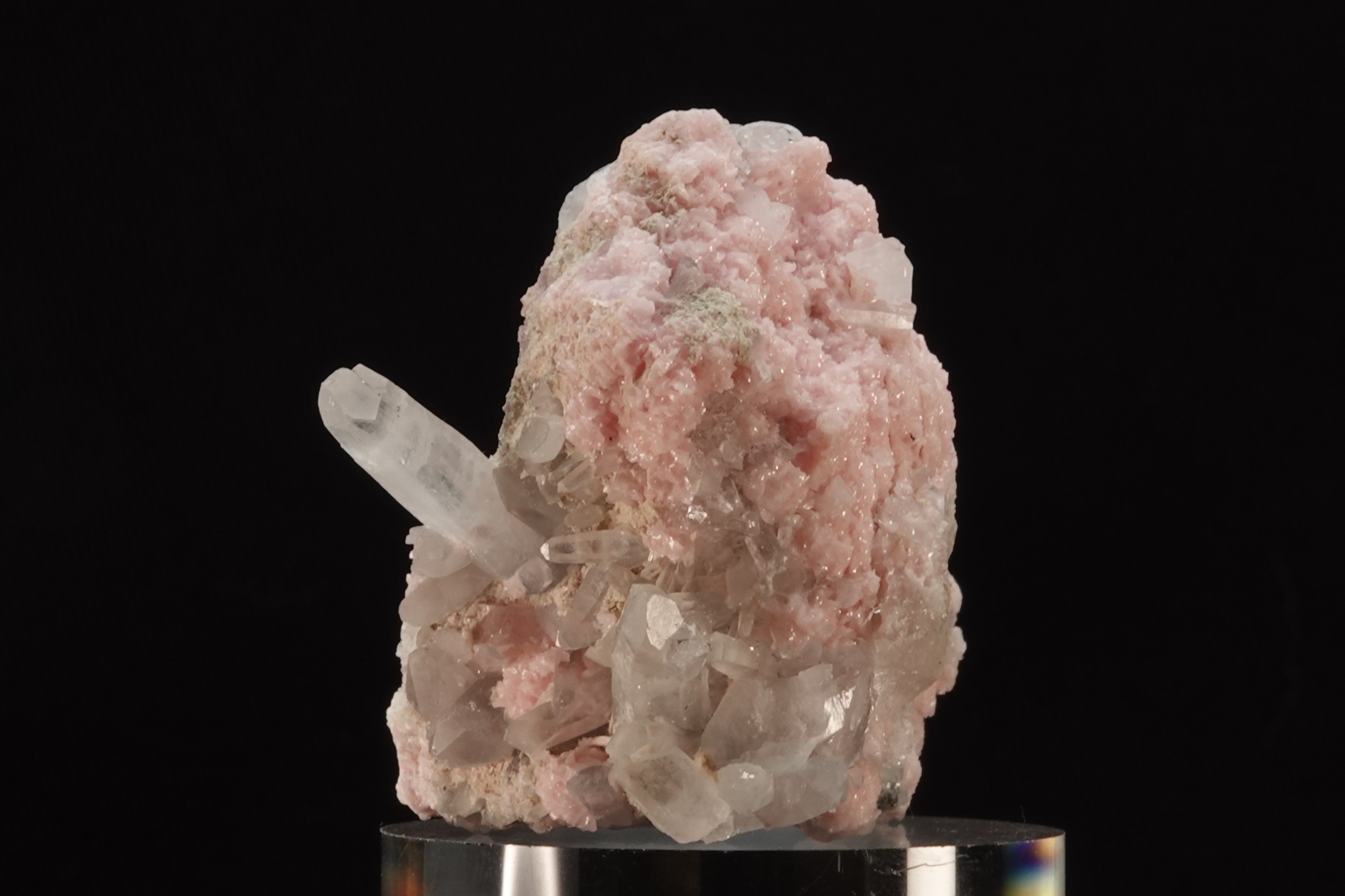Rhodochrosite & Calcite avec inclusion de Chalcopyrite - Bulgarie - 271 ct