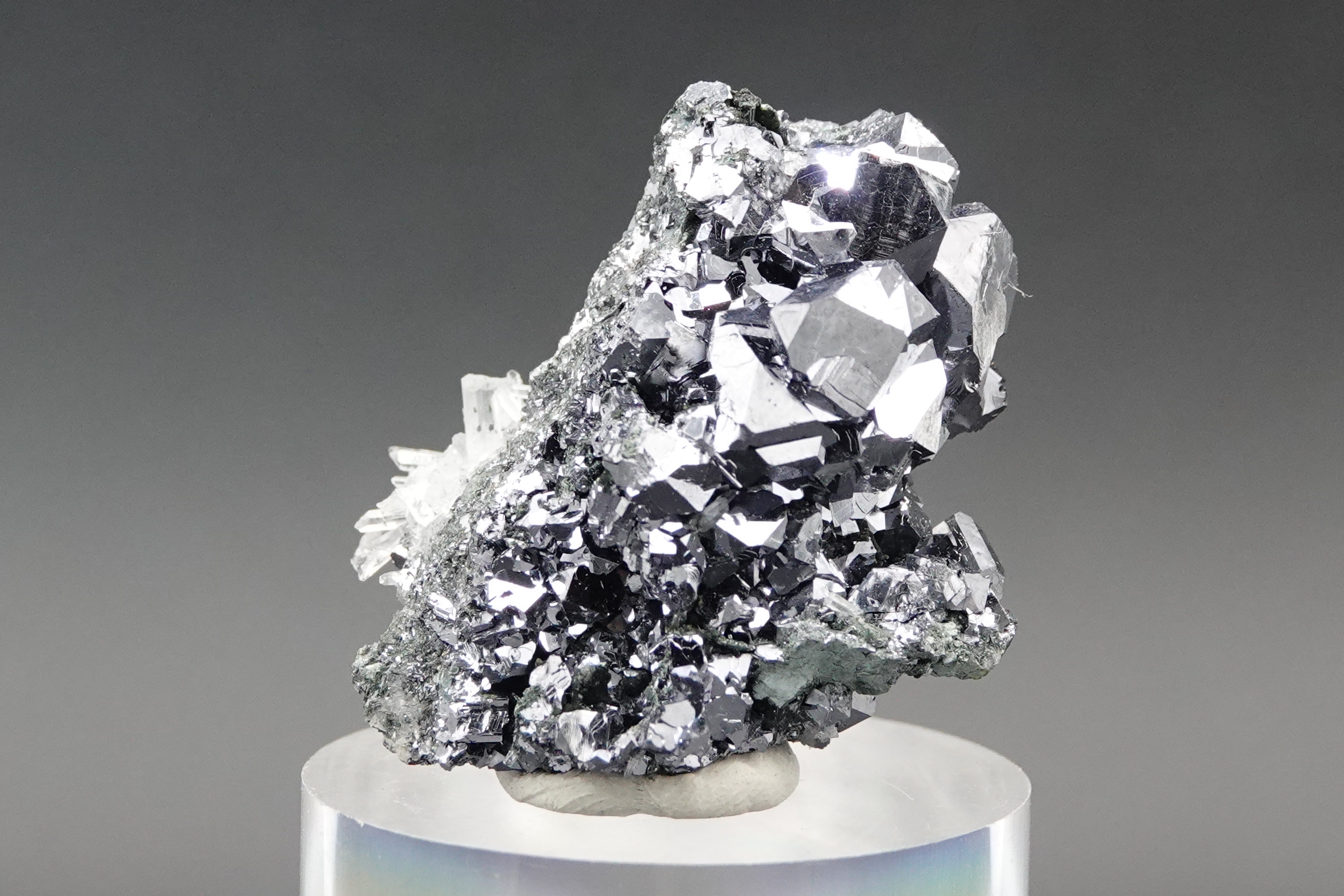 Galène miroir et Quartz - Mine de Krushev, Madan, Bulgarie - 251,5 ct