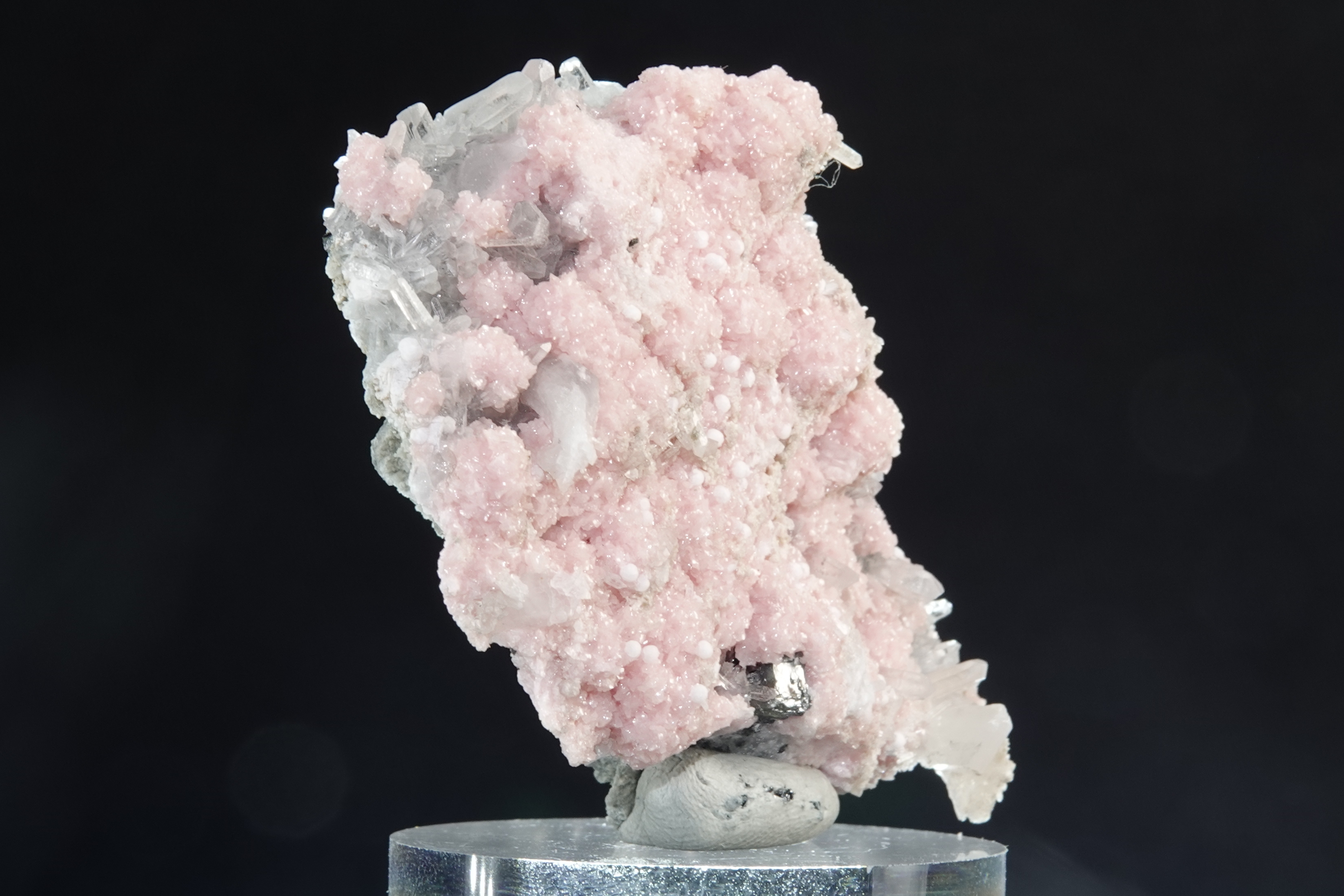 Rhodochrosite, Galène, Quartz & Calcite - Mine de Daidkovo, Bulgarie - 245 carats