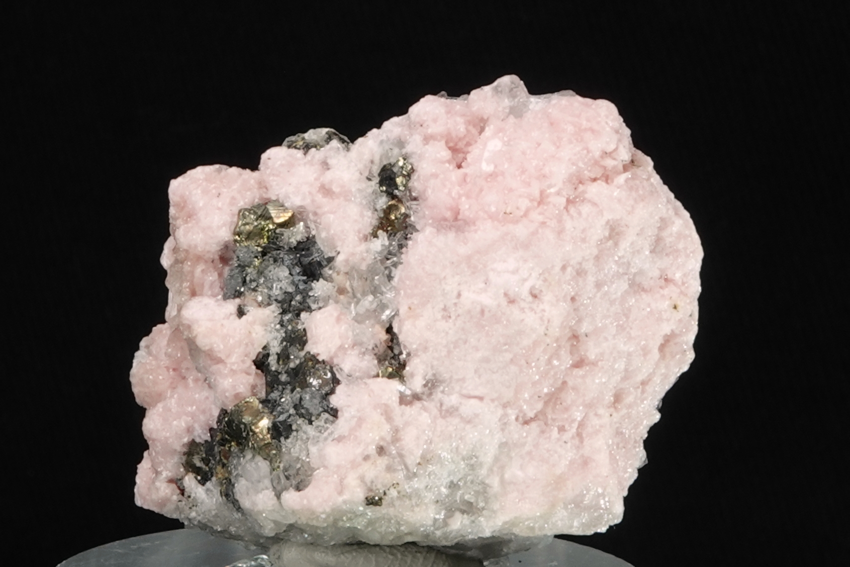 Rhodochrosite, Chalcopyrite, Quartz & Sphalérite - Bulgarie – 114.5 ct