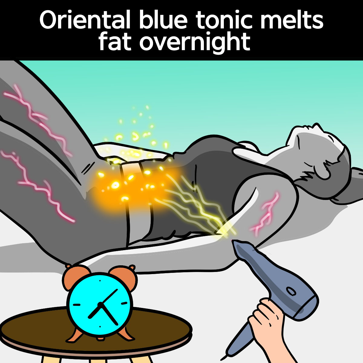 Oriental Blue Tonic Melts 63 pounds of fat