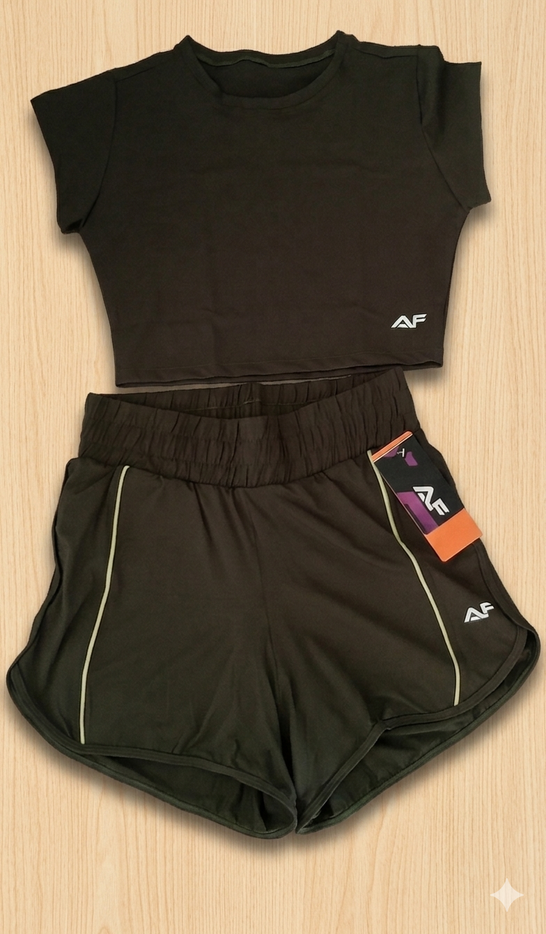 Conjunto Fitness Verde Militar