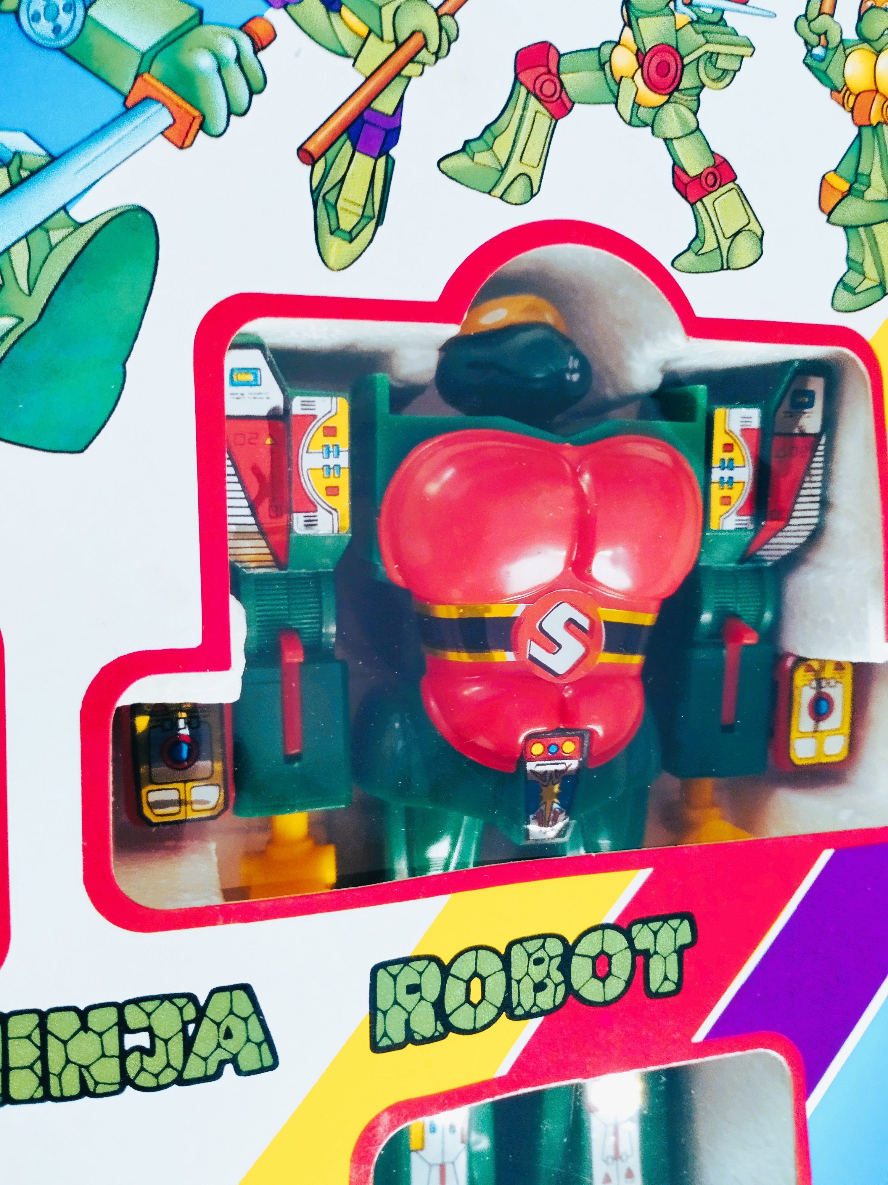 Vintage TMNT Bootleg Robot – 6 Head Variants + Multi-Pack Variations – Extremely Rare 1980s Teenage Mutant Ninja Turtles KO