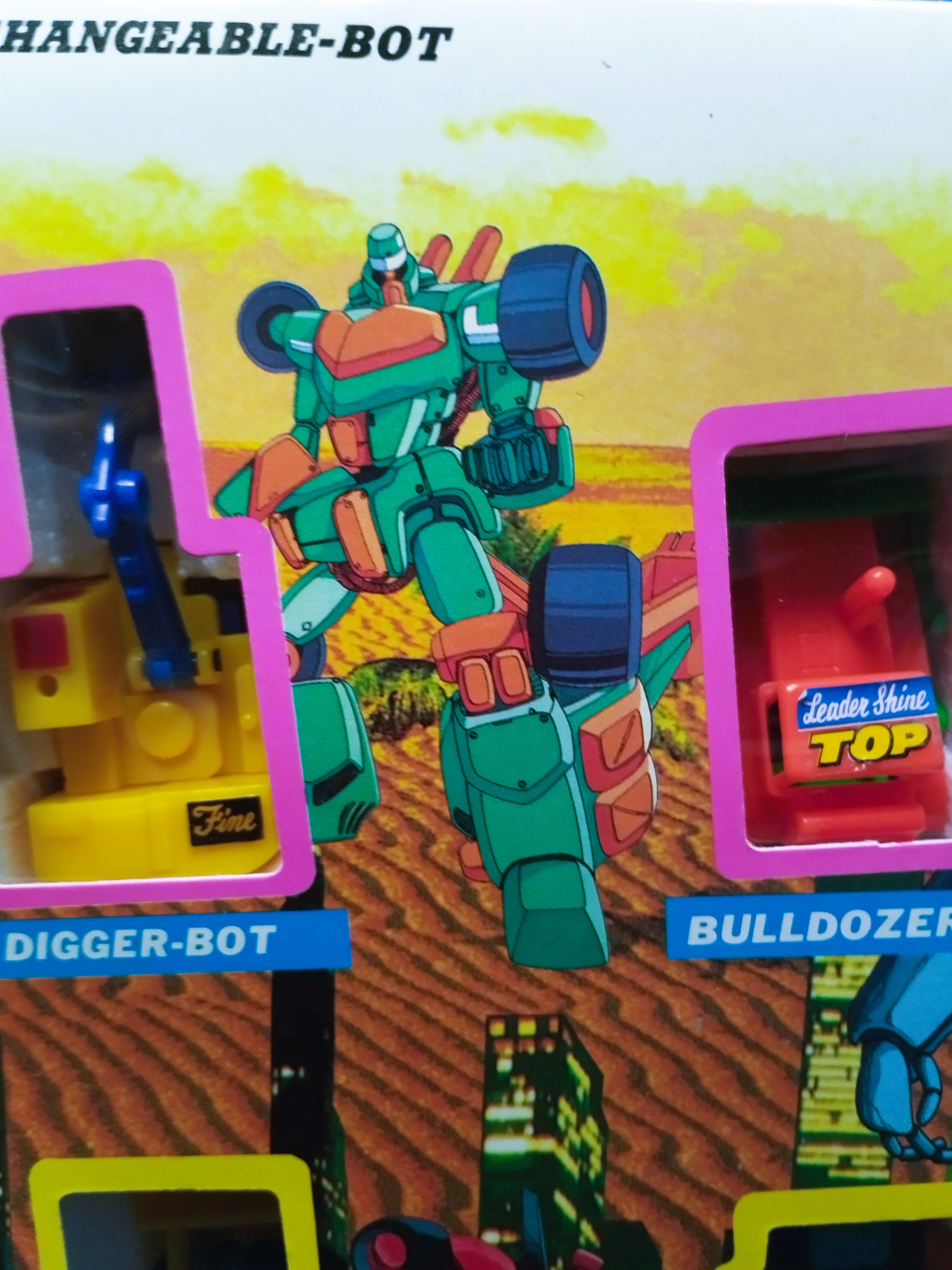 Construction Bot LH-745 Vintage Bootleg Robot Transformable Taiwan Machine Robo Rare