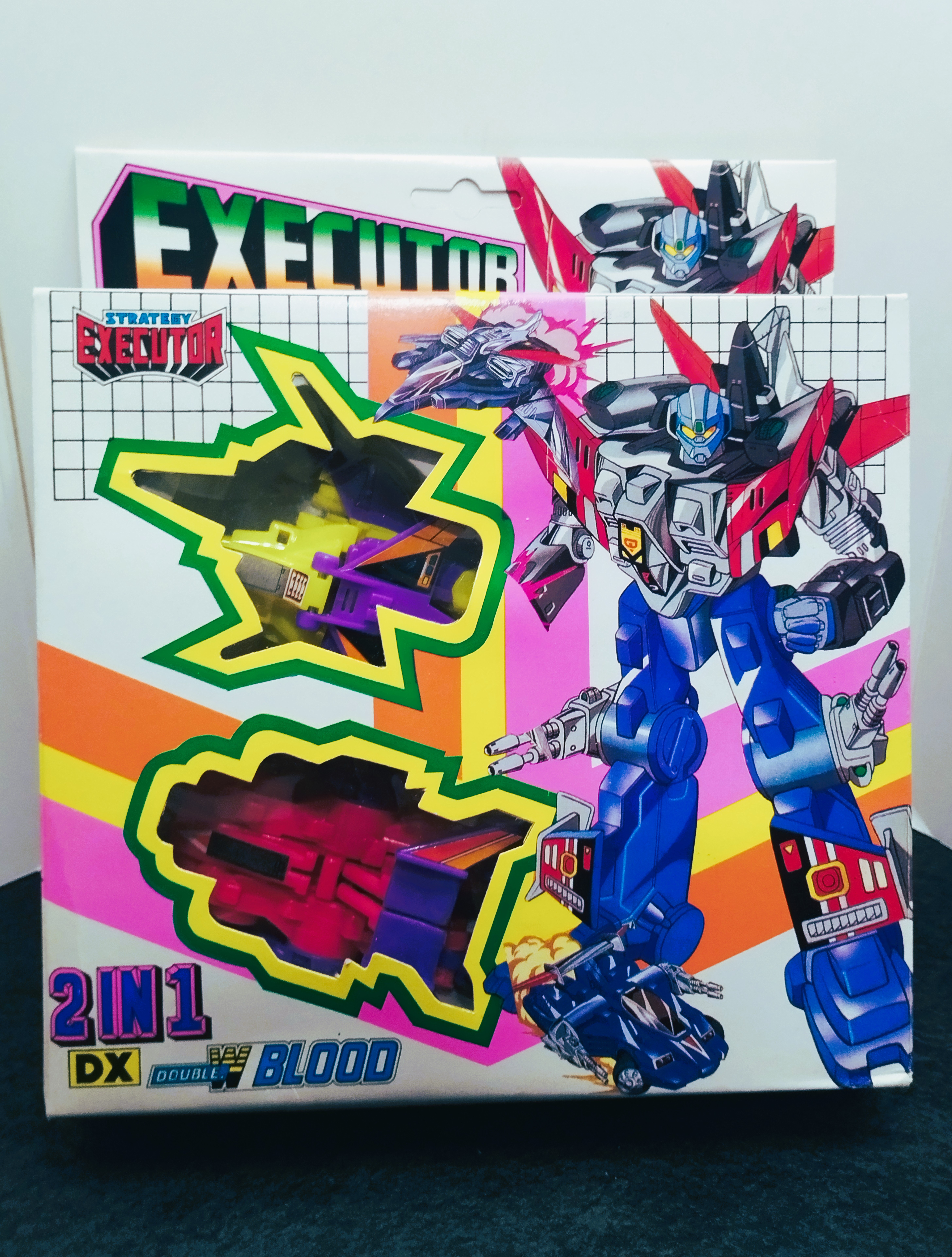 Double Blood Vintage Robot – 80s Bootleg Mecha Inspired by Transformers & Gundam