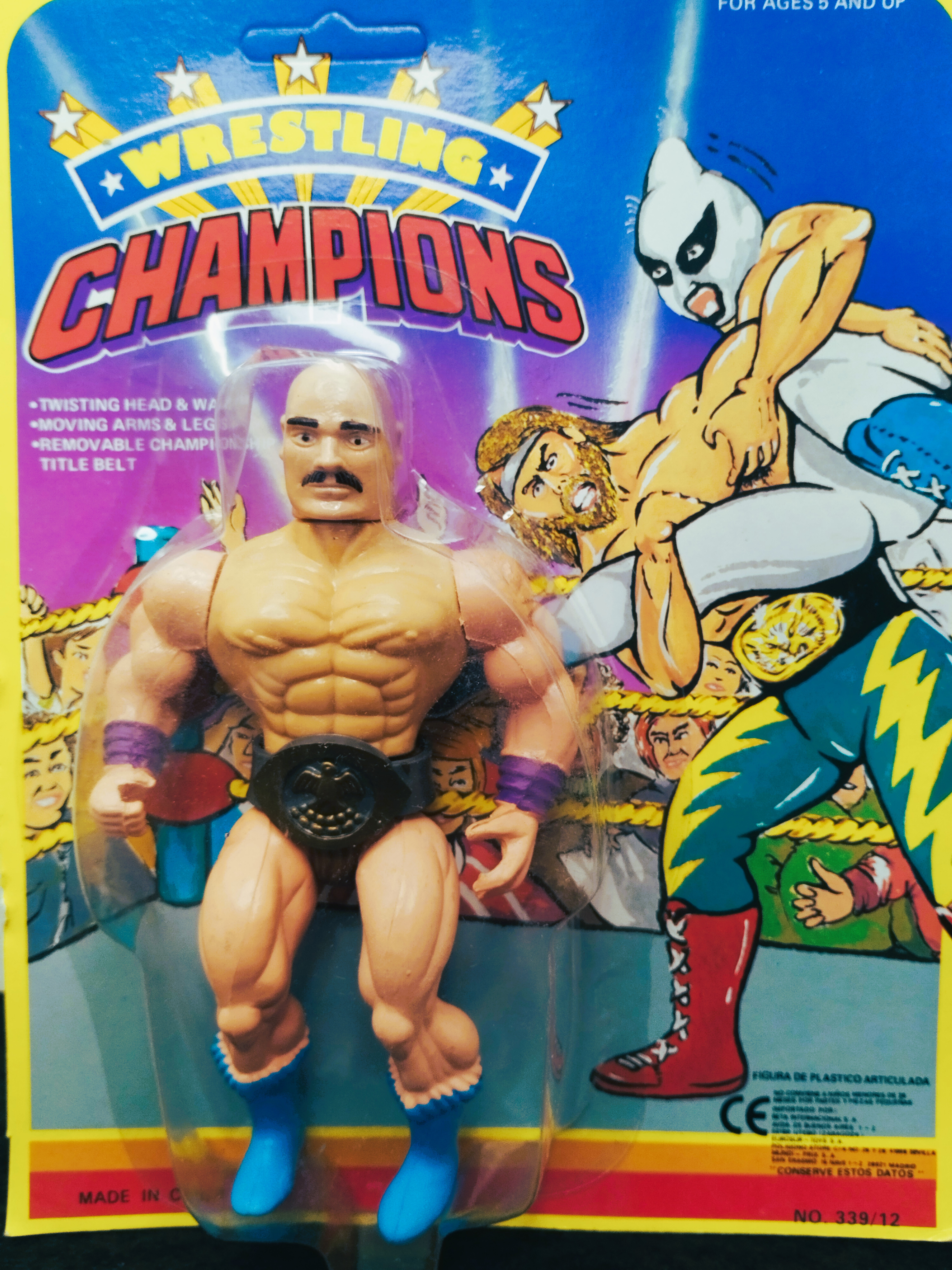 Wrestling Champions – Vintage Bootleg Wrestling Figures (Complete Set of 6 Models)