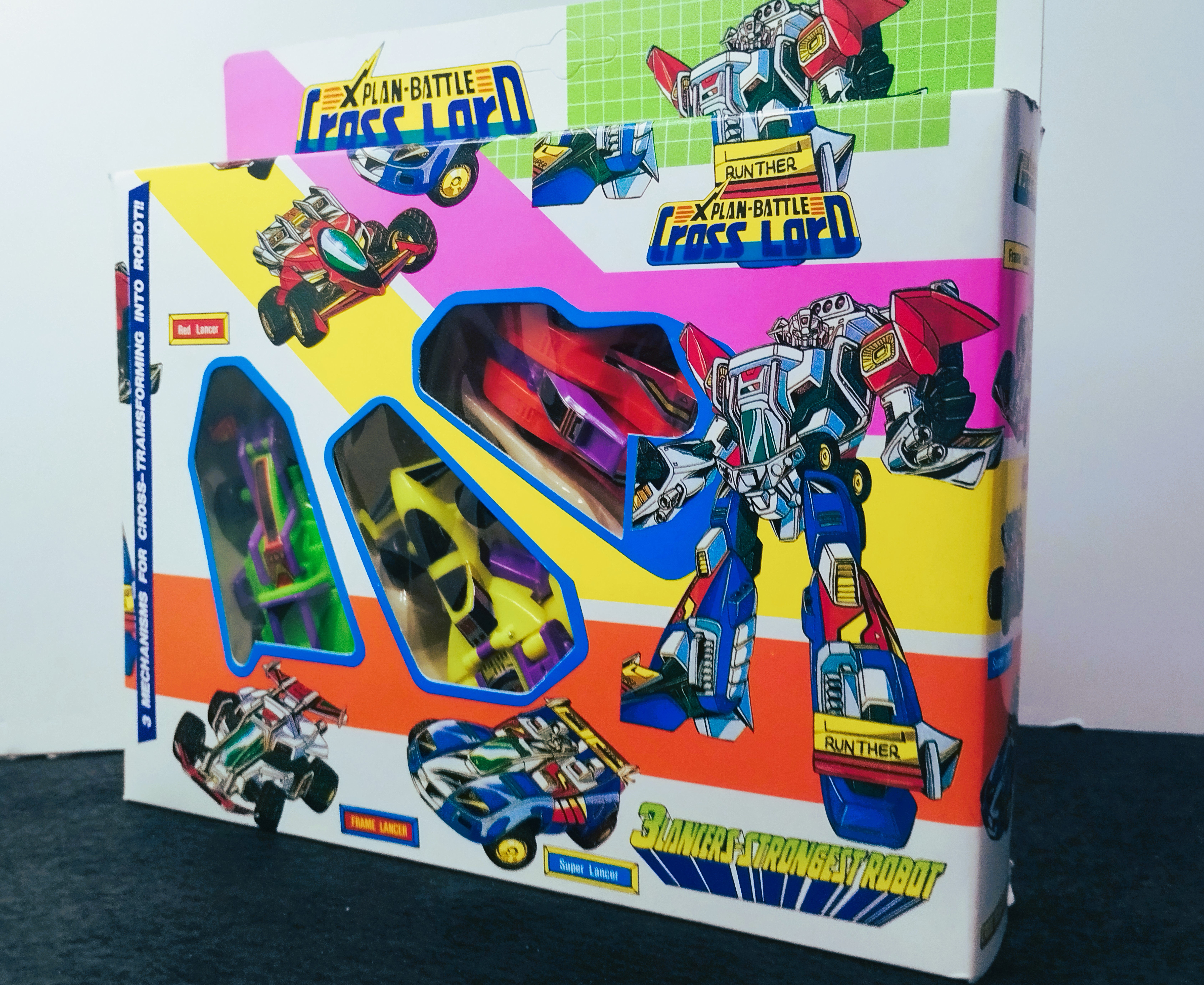 Vintage X Plan-Battle Cross Lord 3 Lancers Strongest Robot MISB Taiwan Bootleg Transformer Rare