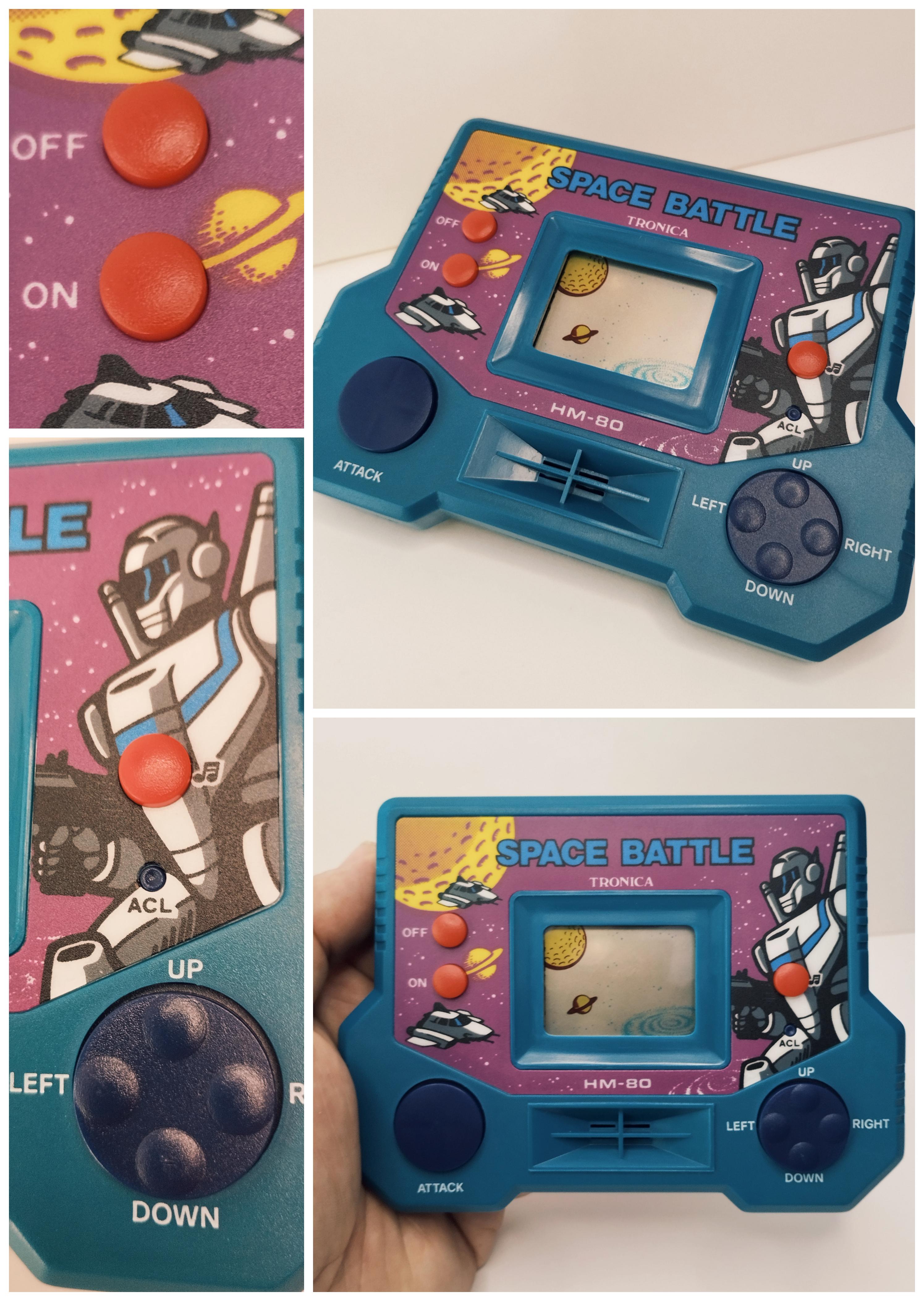 Vintage Tronica Space Battle HM-80 LCD Game – Retro Sci-Fi Handheld Console