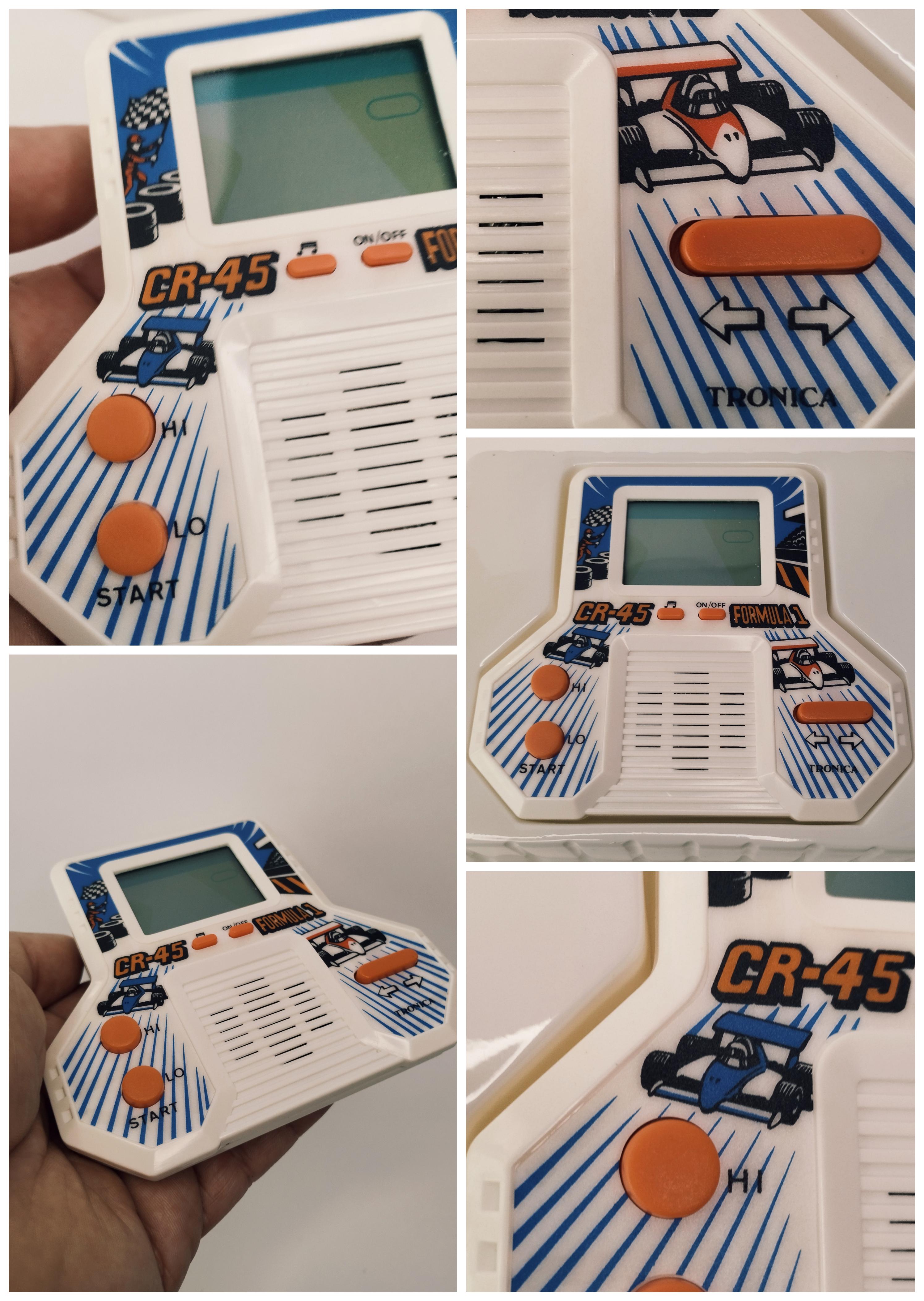 Vintage Tronica CR-45 Formula 1 LCD Game Console – Rare Racing Retro Handheld