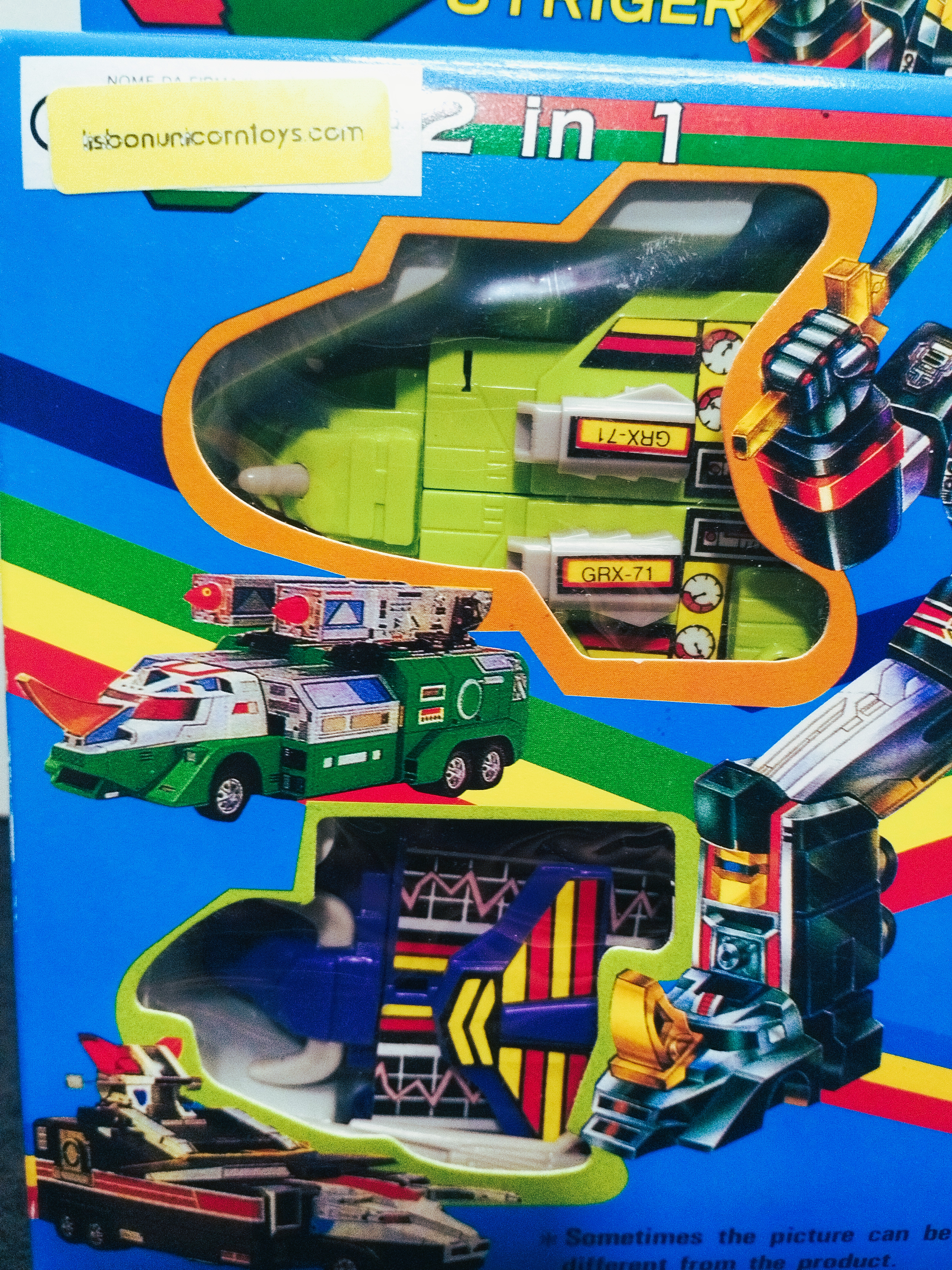Vintage BOOTLEG Voltron Style Robot “Double Striger” 2 in 1 Taiwan MIB Rare