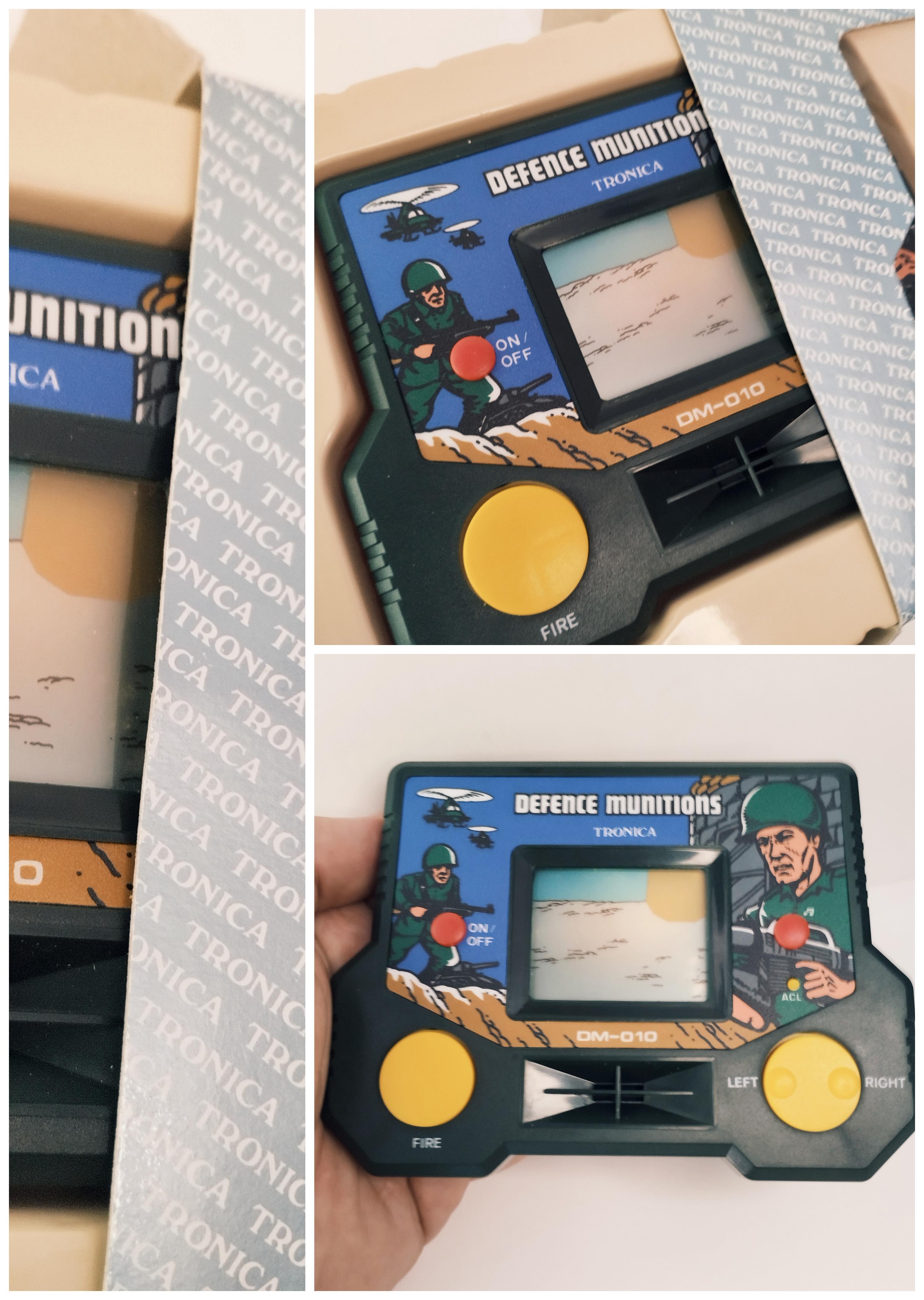 Vintage Tronica Defence Munitions DM-010 LCD Game – Rare Military Retro Handheld
