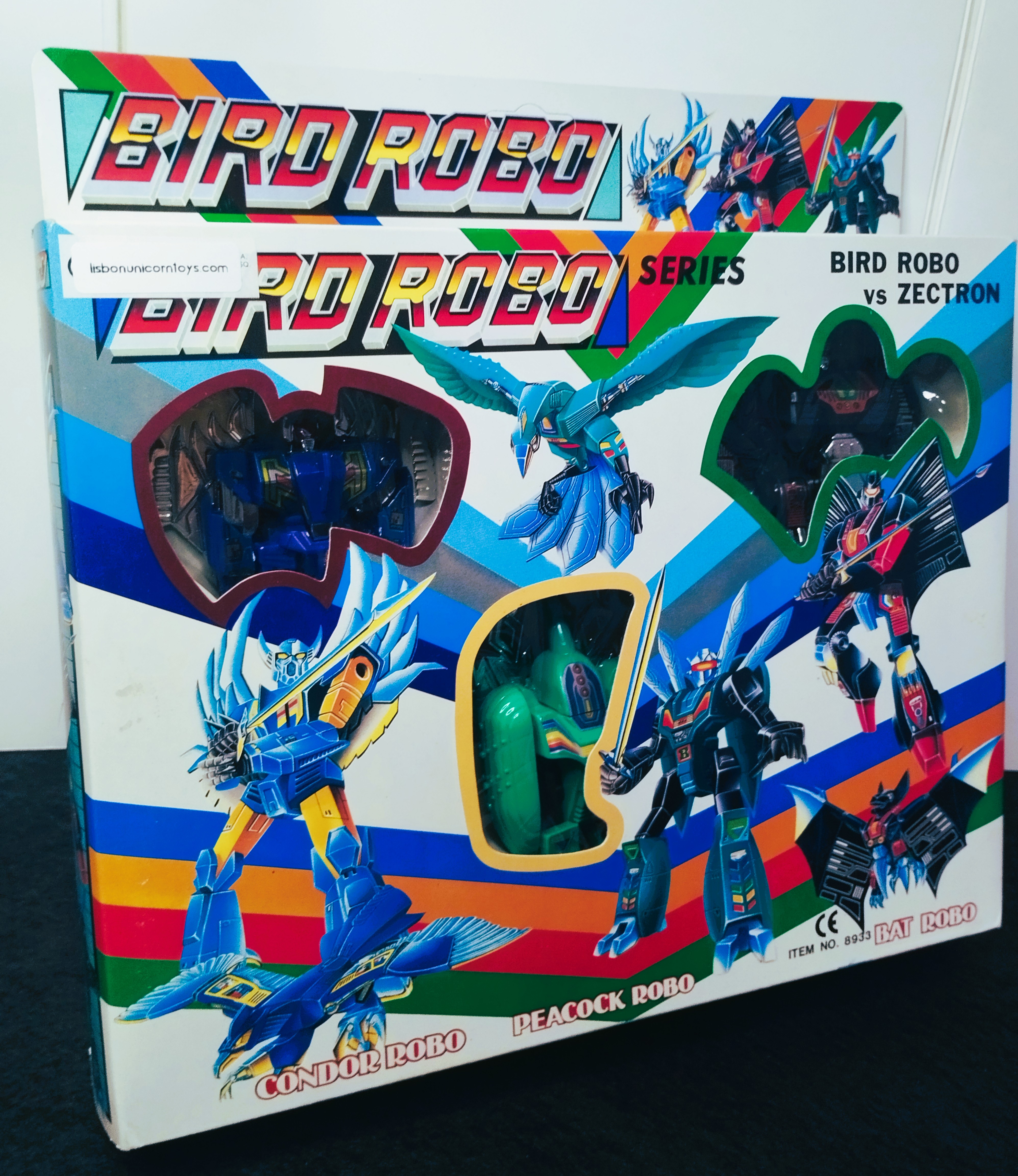 Bird Robot Series Peacock Bat Condor Robo Set Vintage Transforming Figures Mint
