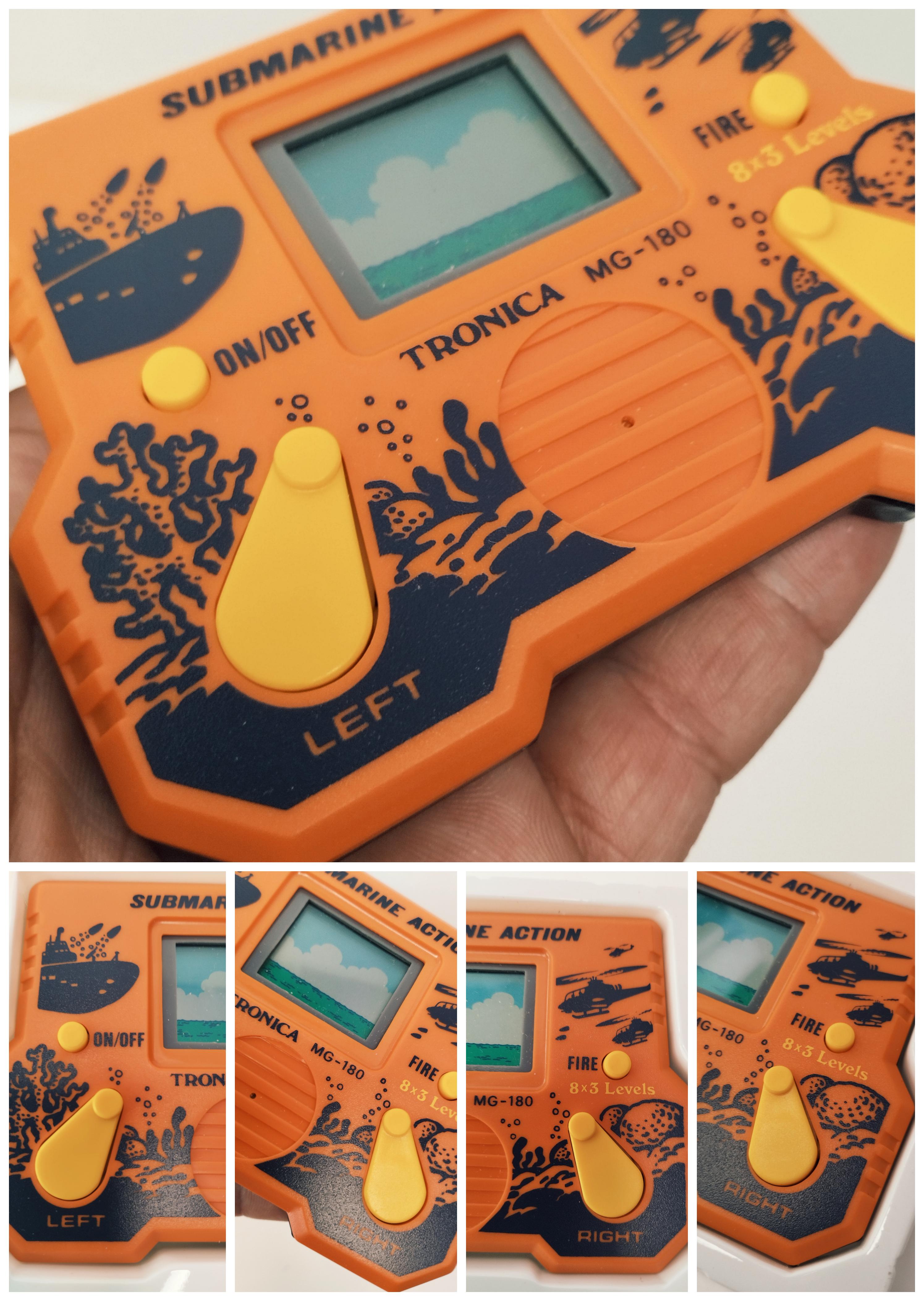 Vintage Tronica Submarine Action MG-180 LCD Game – Rare Retro Handheld 8x3 Levels