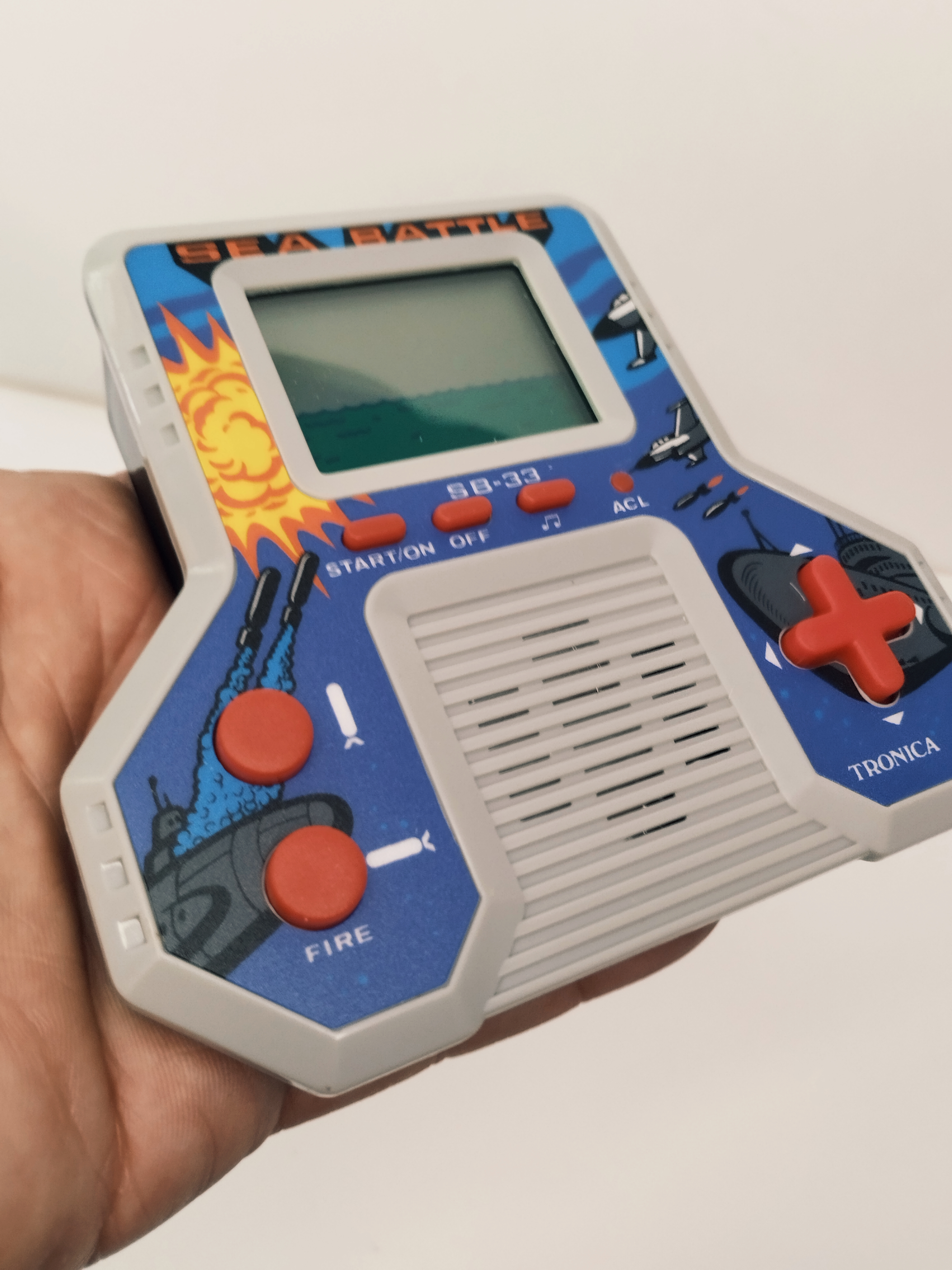 Vintage Tronica Space Battle LCD Game Console – Rare Retro Handheld with Sound