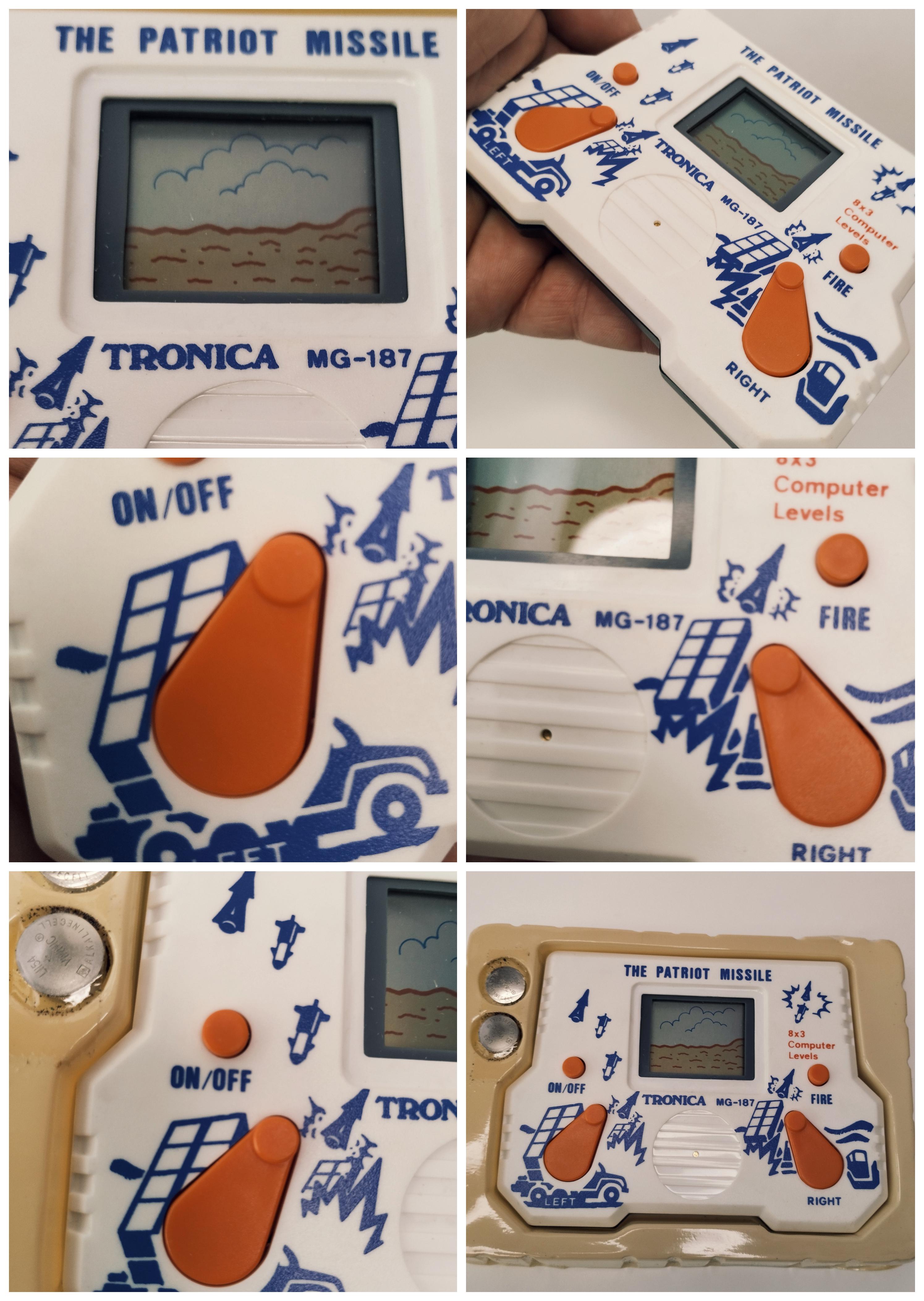 Vintage Tronica Patriot Missile MG-187 LCD Game – Rare Defense System Retro Handheld 8x3 Levels