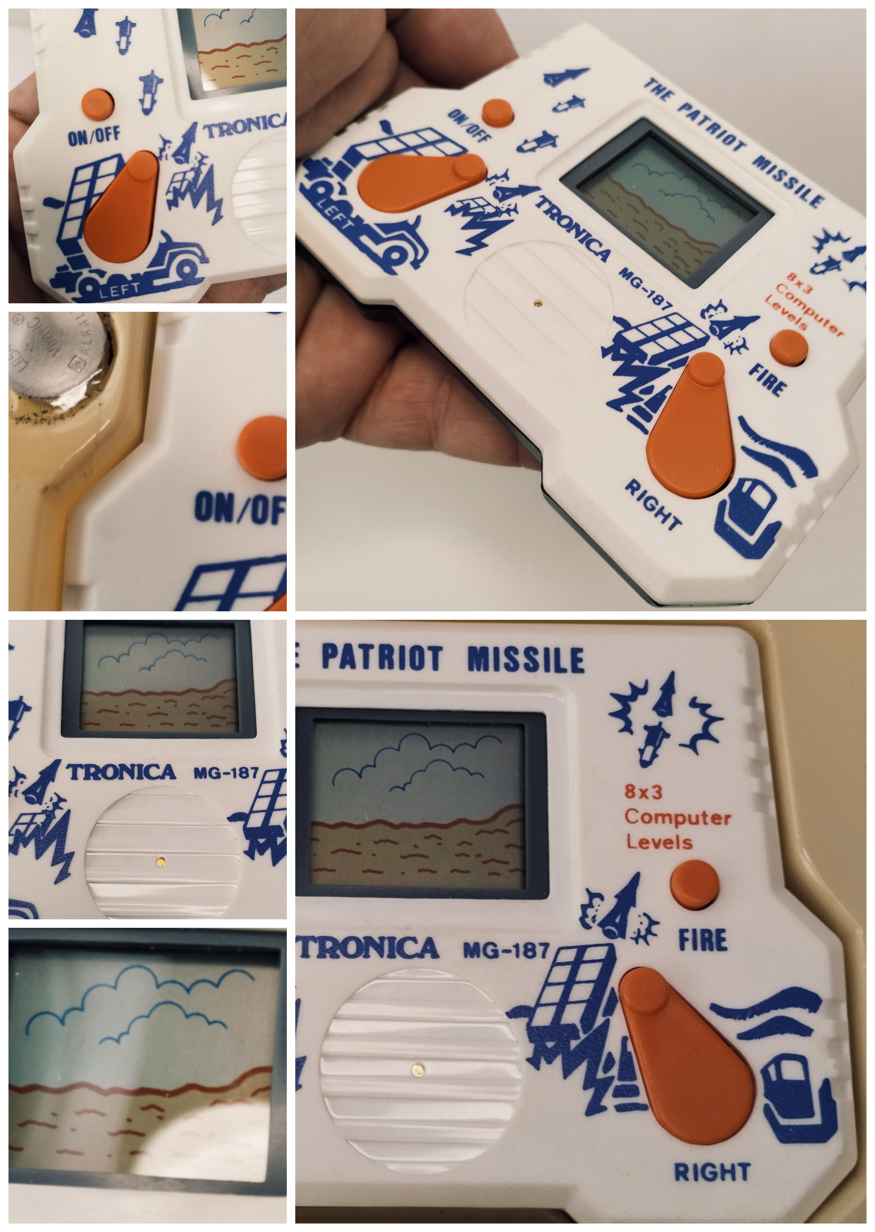 Vintage Tronica Patriot Missile MG-187 LCD Game – Rare Defense System Retro Handheld 8x3 Levels