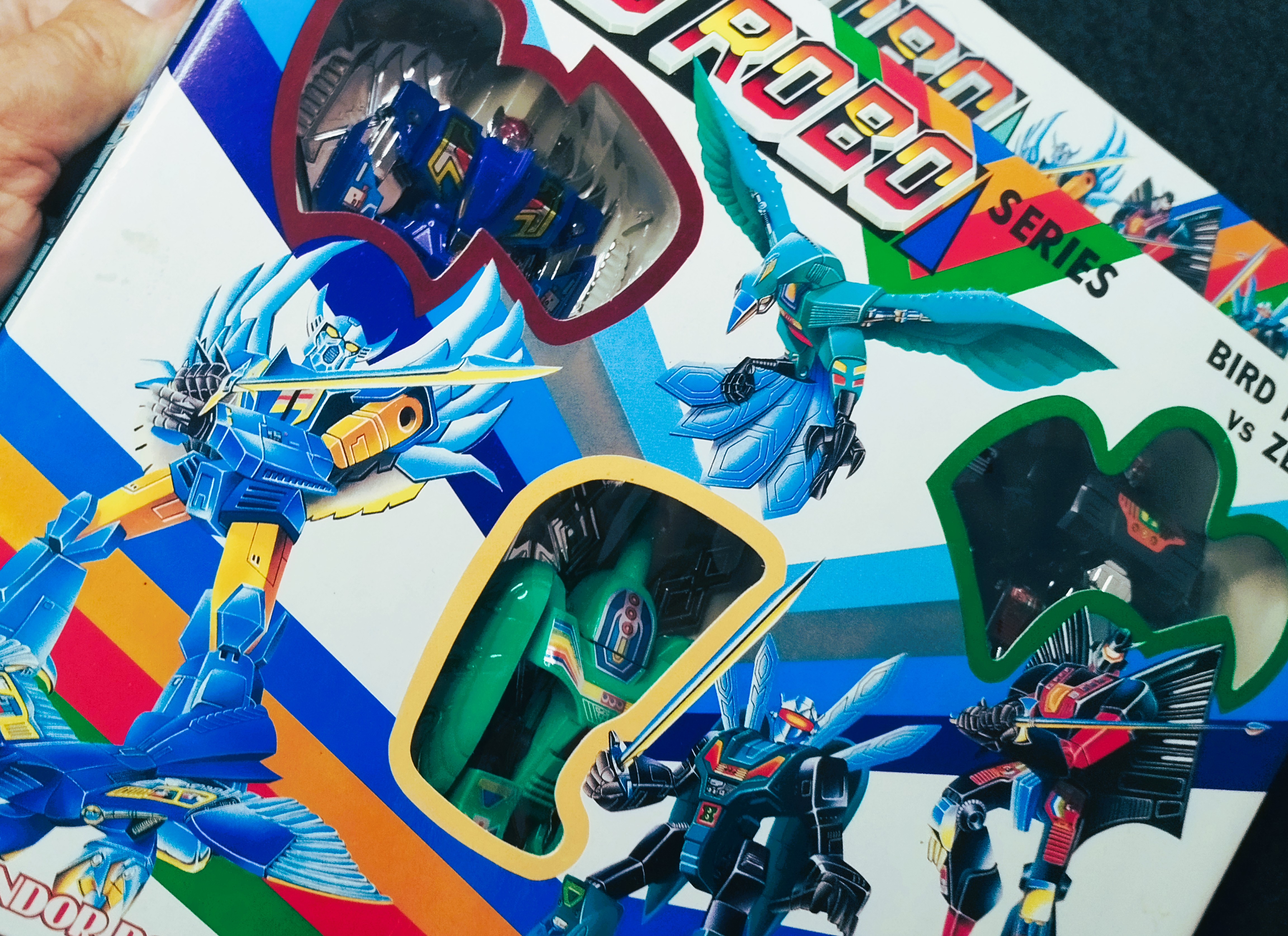 Bird Robot Series Peacock Bat Condor Robo Set Vintage Transforming Figures Mint