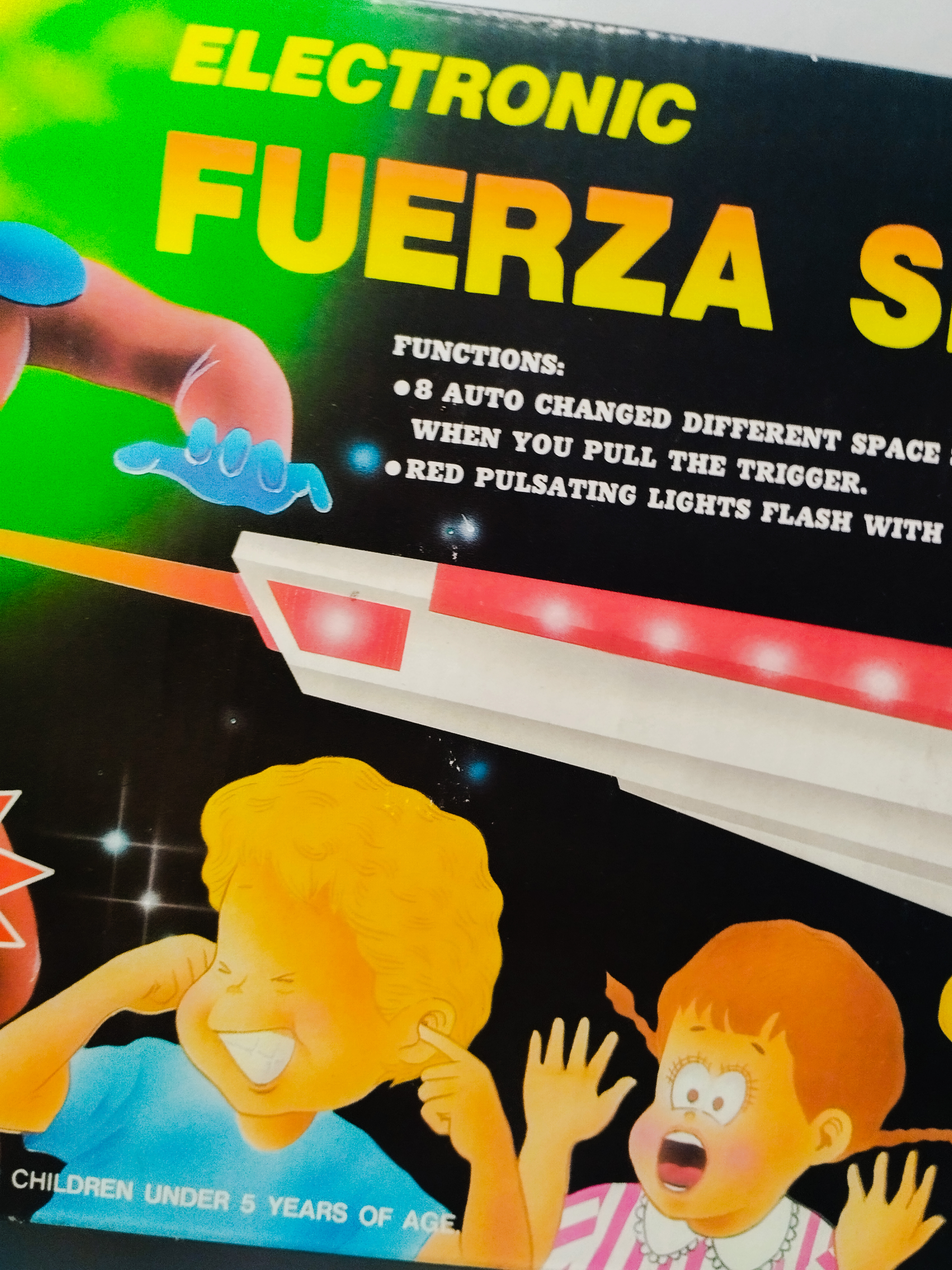 BA-ZURA Shooter – Vintage 80s Bootleg Laser Toy Gun with Original Box