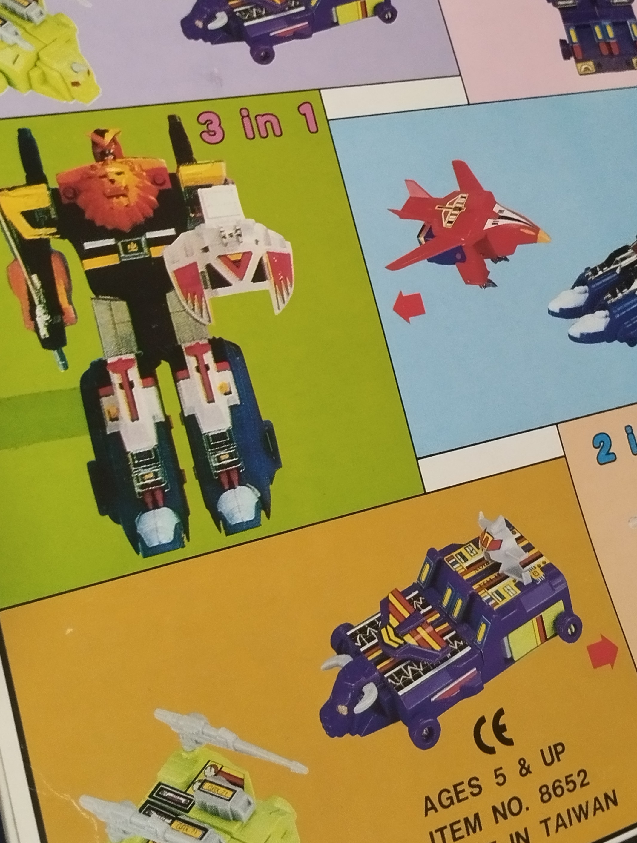 Super Liveman Five-One Robot Vintage Bootleg 80s Toy MINT Complete Boxed