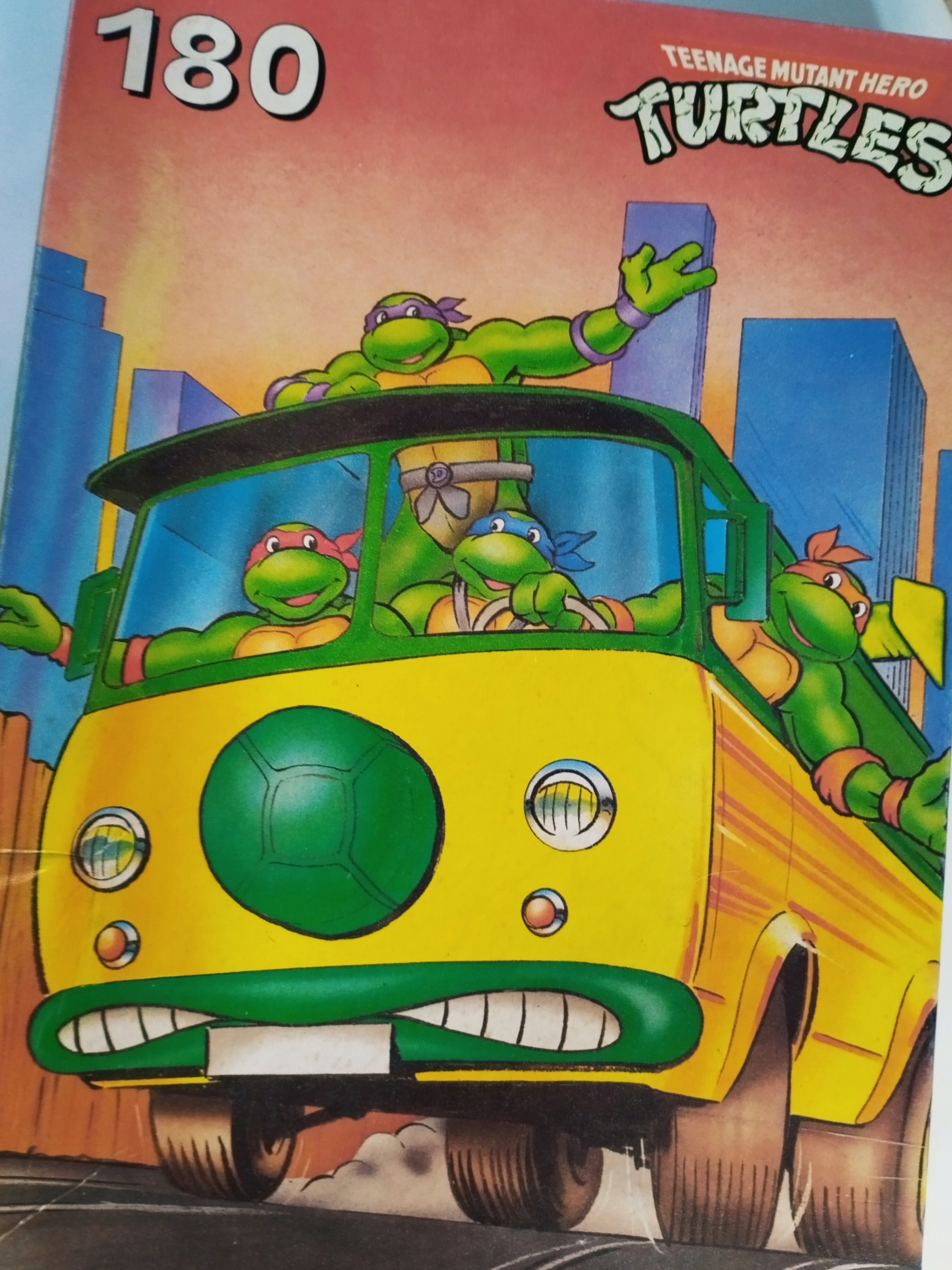 TMNT Bootleg Puzzle — 180 Pieces (Style Vintage Series)