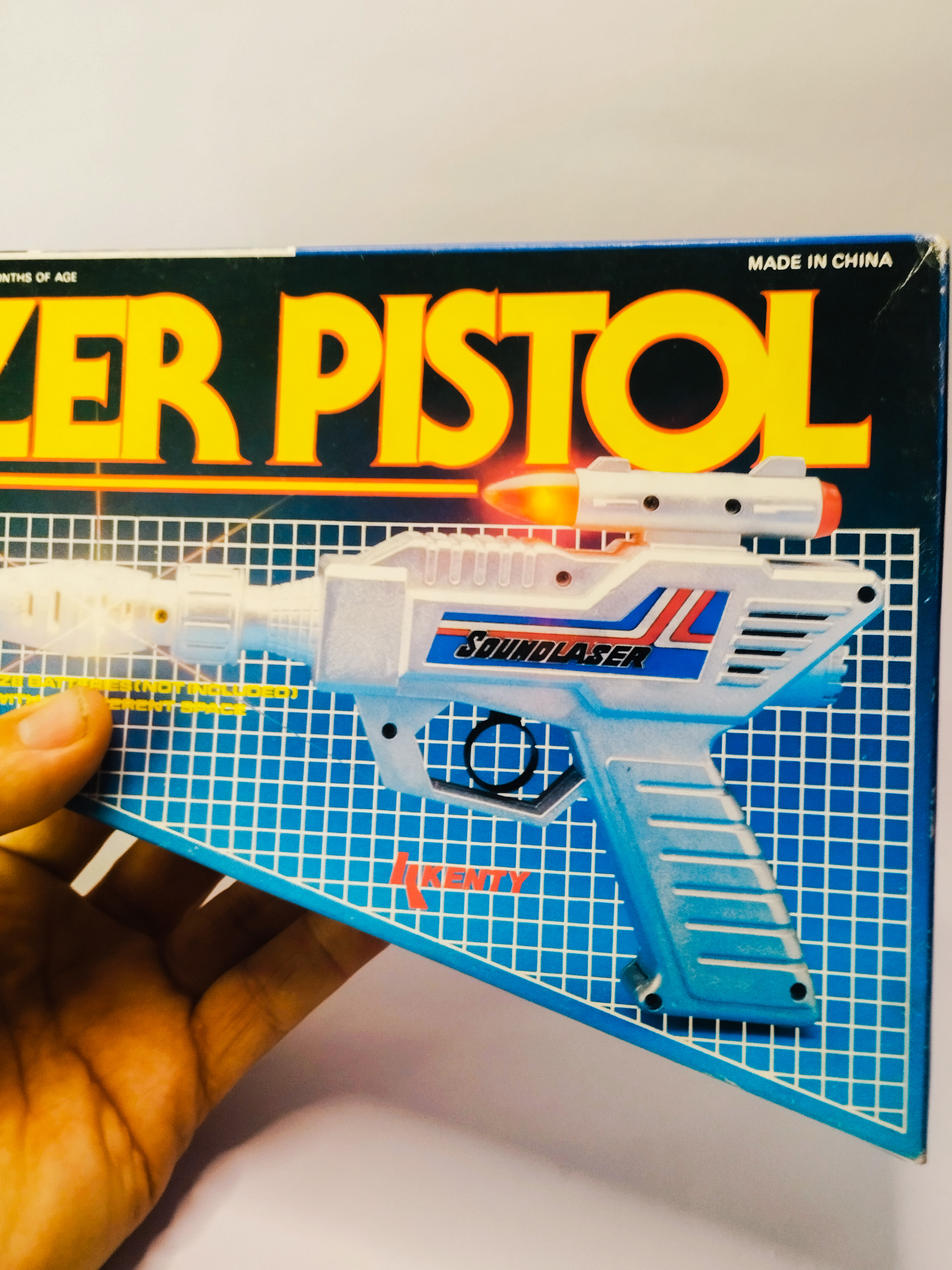 SOUNDLASER KENTY – Vintage Bootleg Laser Pistol 80s with Original Box