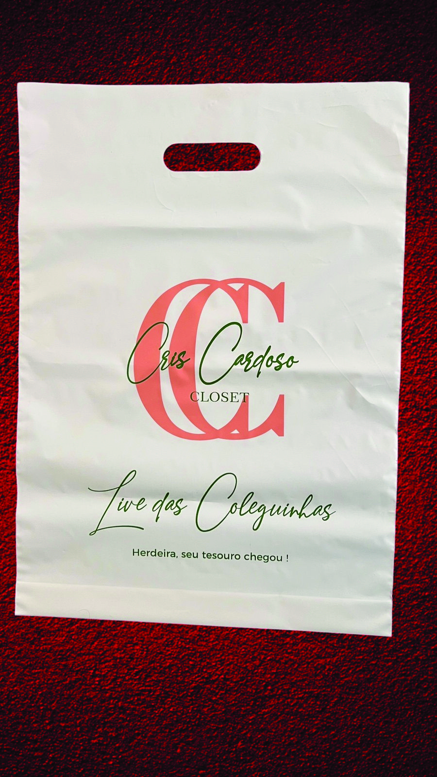 Sacola Plástica Alça Vazada 30x40 cm - MILHEIRO