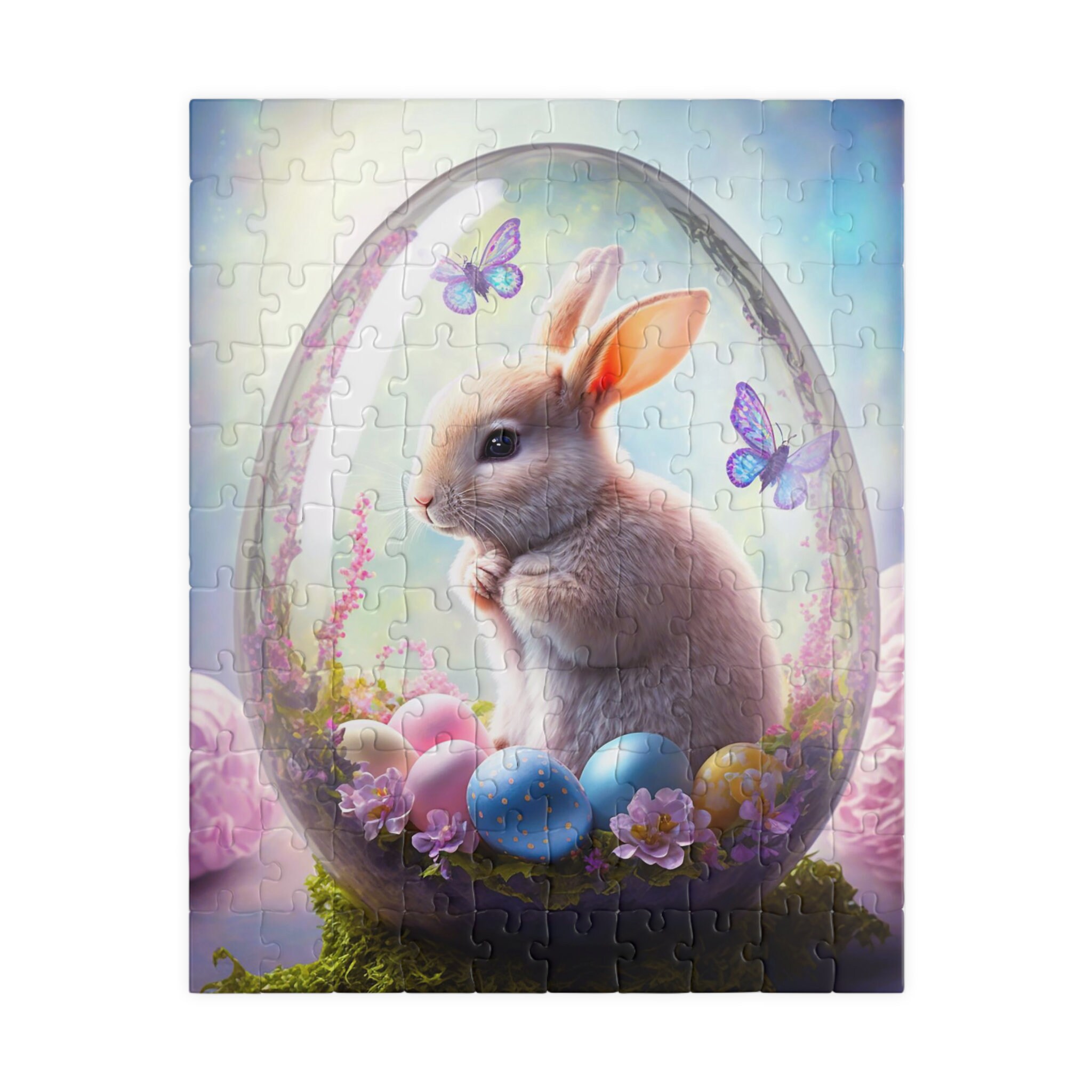 Easter Bunny Basket Jigsaw Puzzle