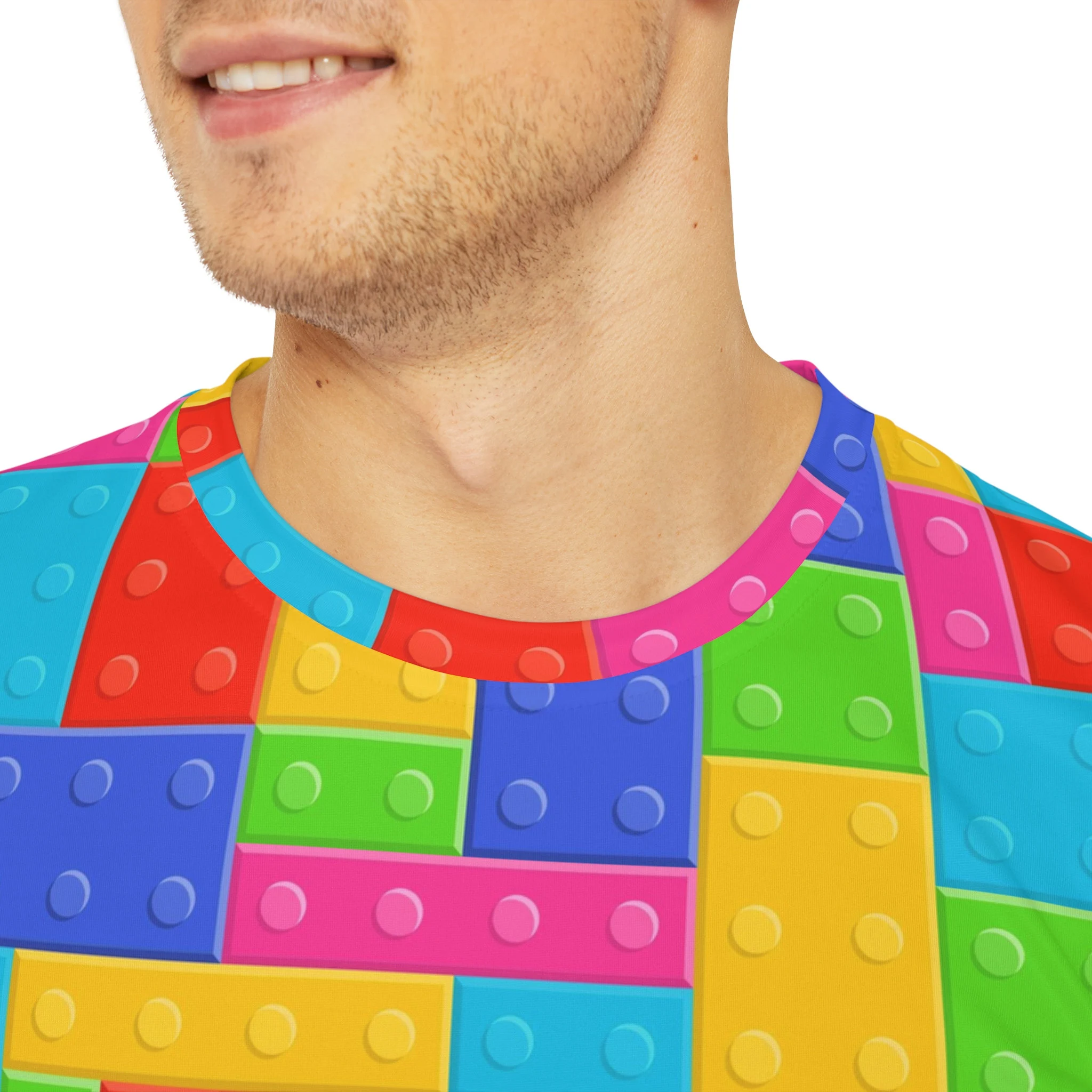 Building Blocks Bricks Print T-shirt