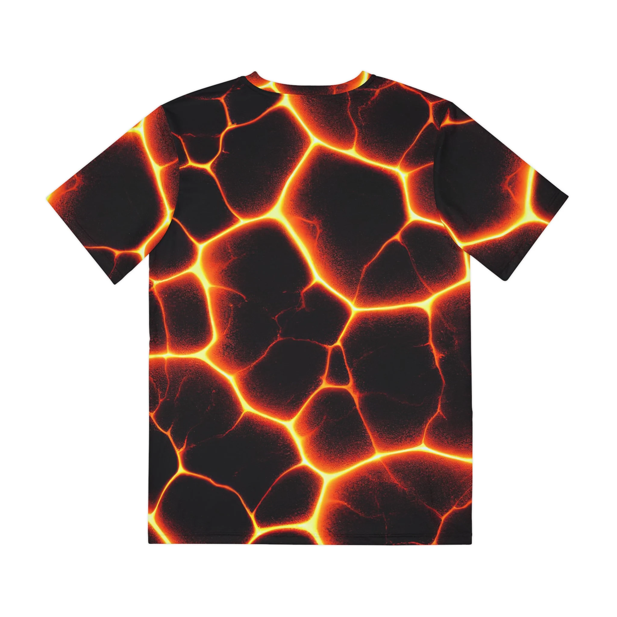Lava Rock Earth Fire Pattern T-shirt