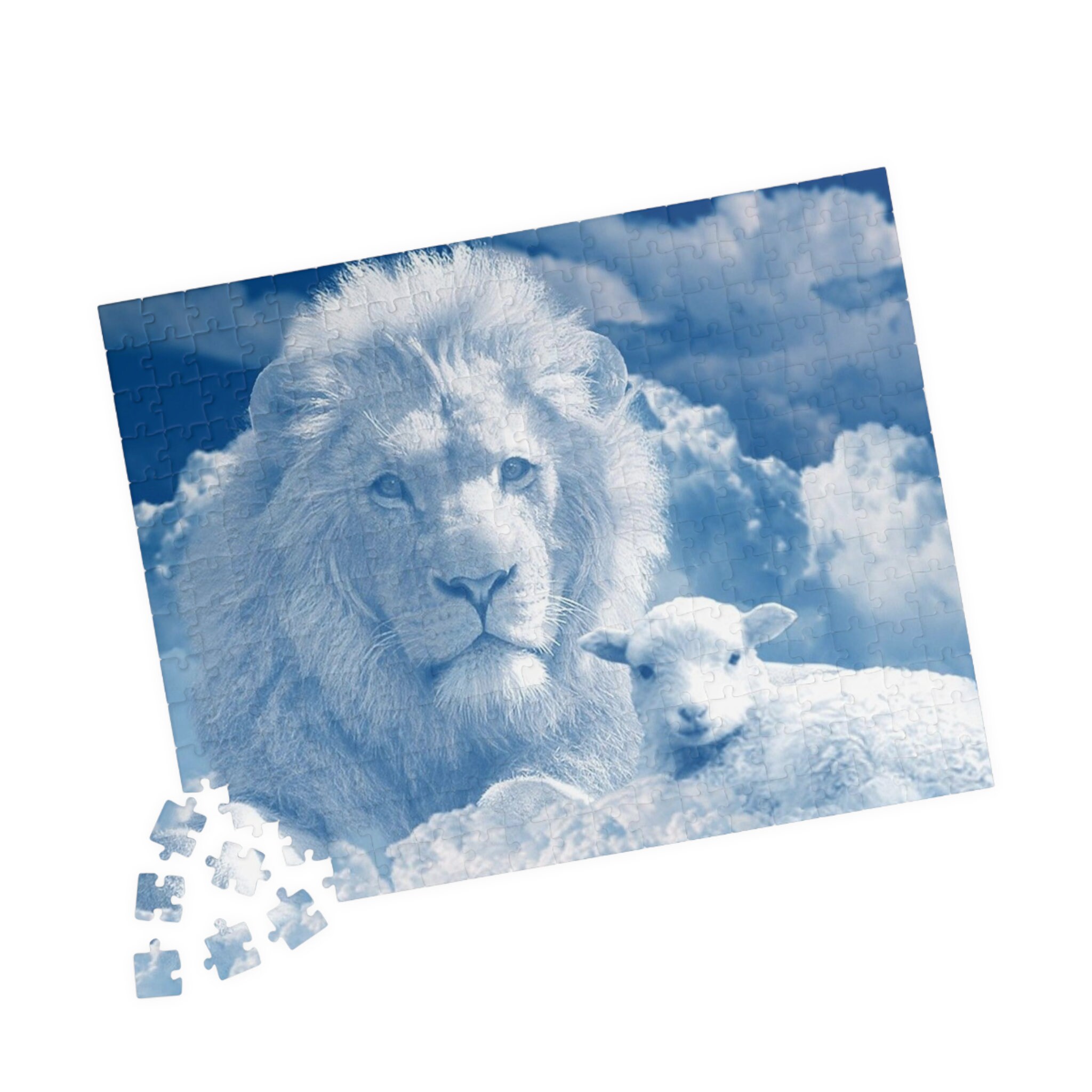 Lion and Lamb Jigsaw Puzzle 