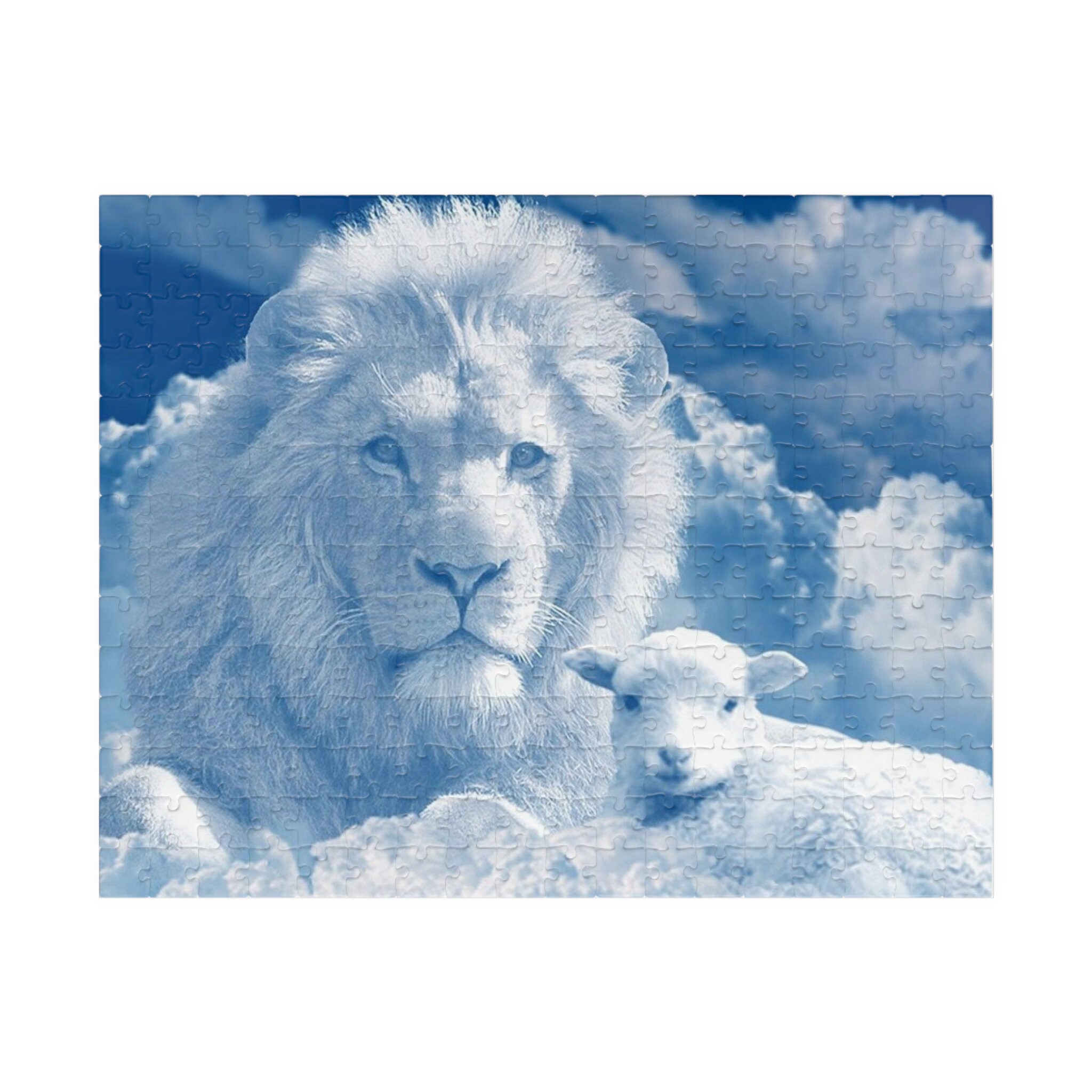 Lion and Lamb Jigsaw Puzzle 