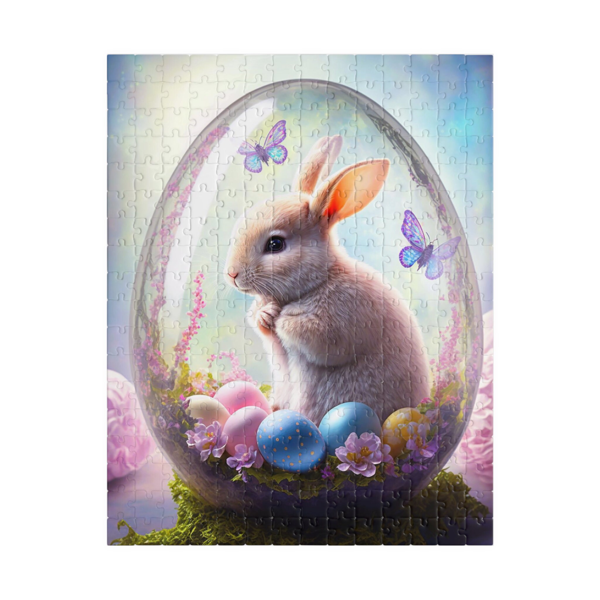 Easter Bunny Basket Jigsaw Puzzle