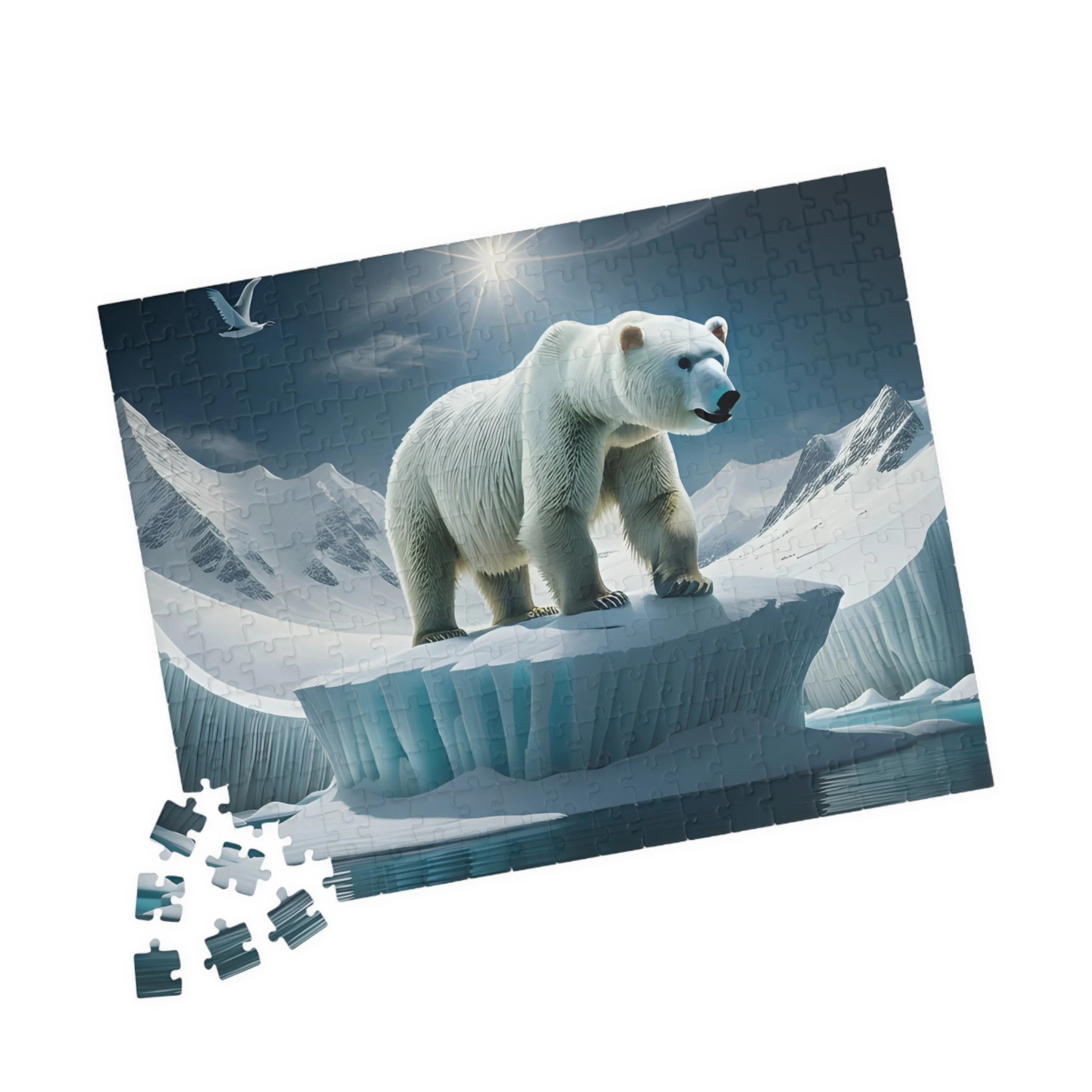Polar Bear on Iceberg Jigsaw Puzzle