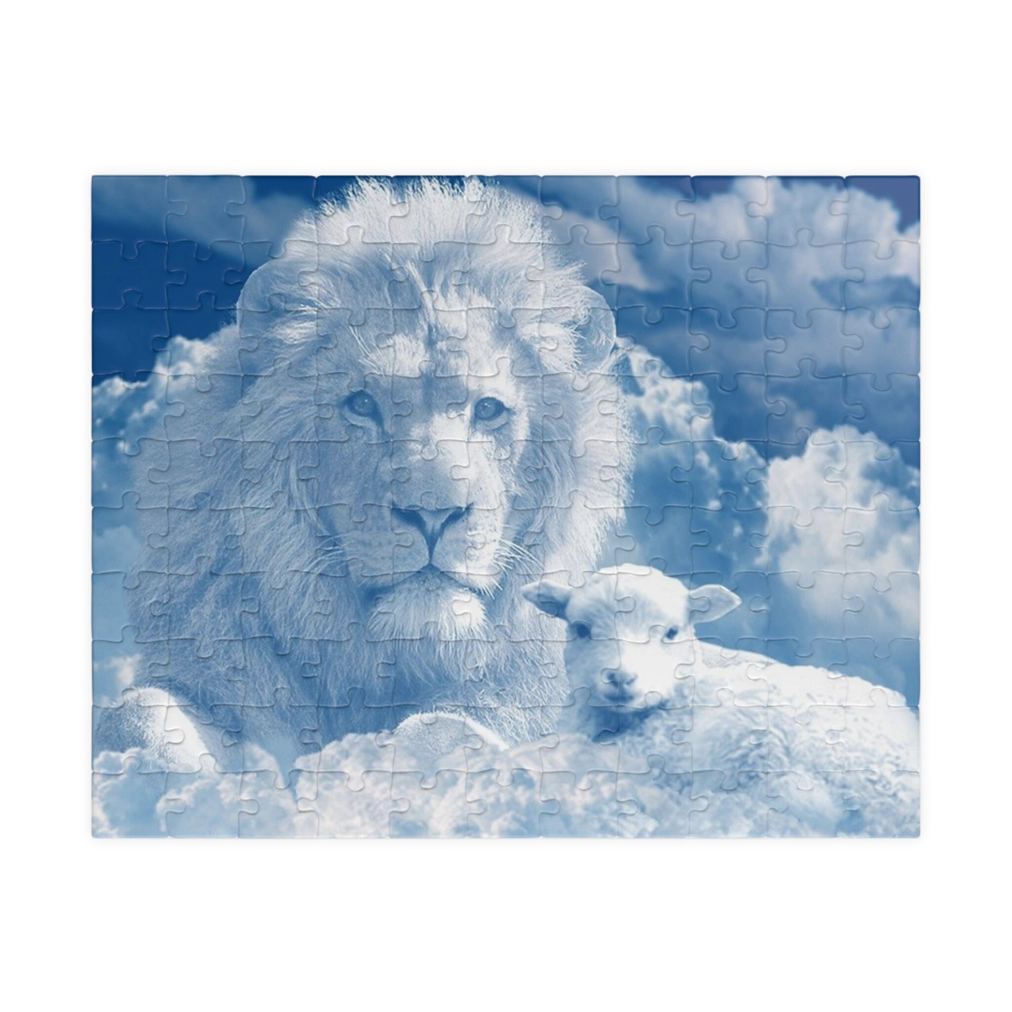 Lion and Lamb Jigsaw Puzzle 