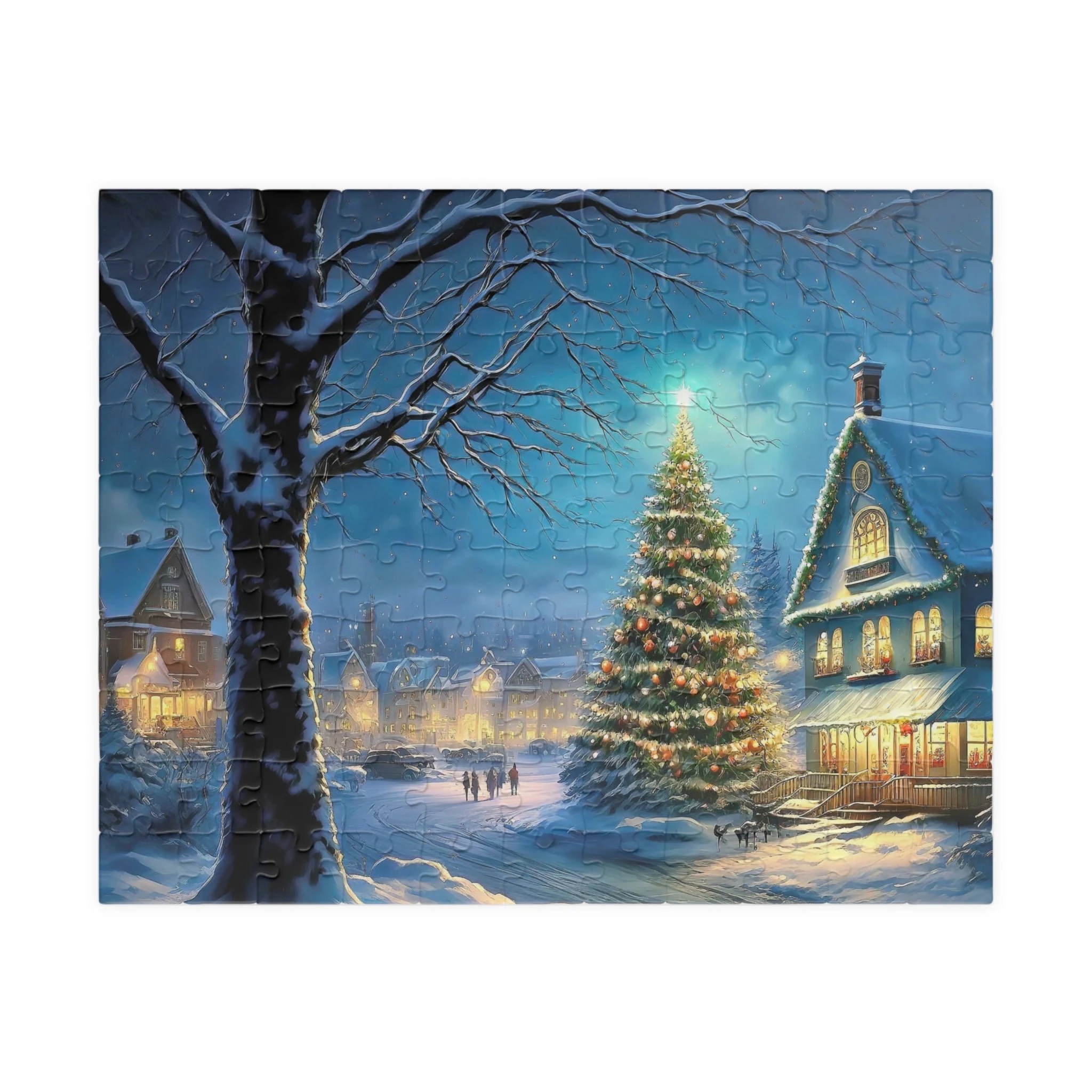 Holiday Eve View Jigsaw Puzzle