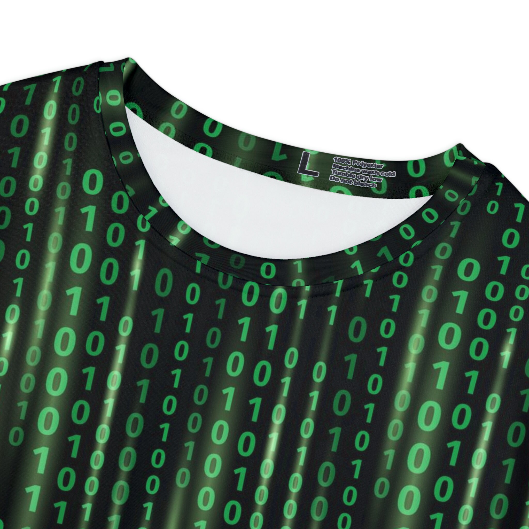 Binary Code Graphic Technology T Shirt