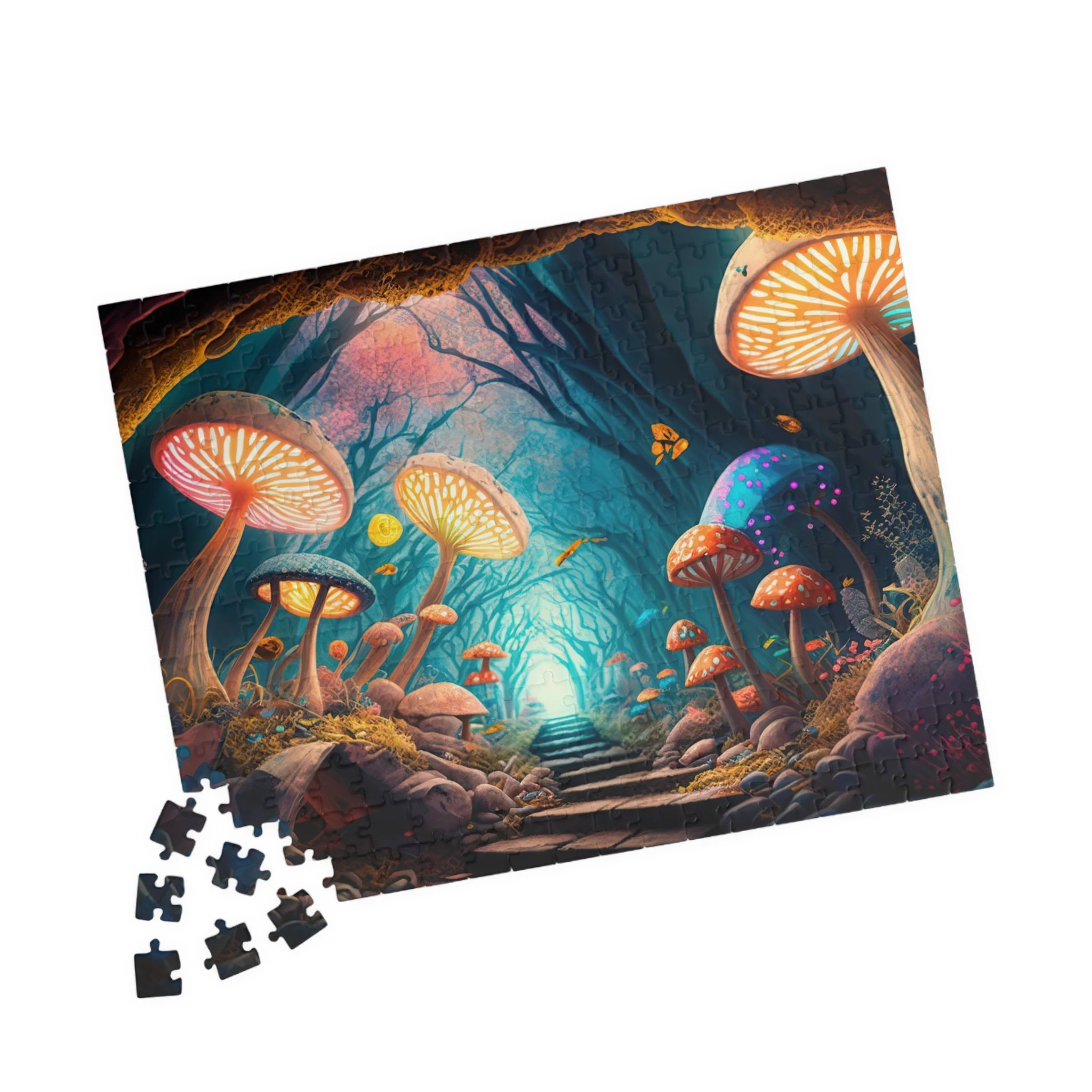 Magic Mushroom Path Jigsaw Puzzle