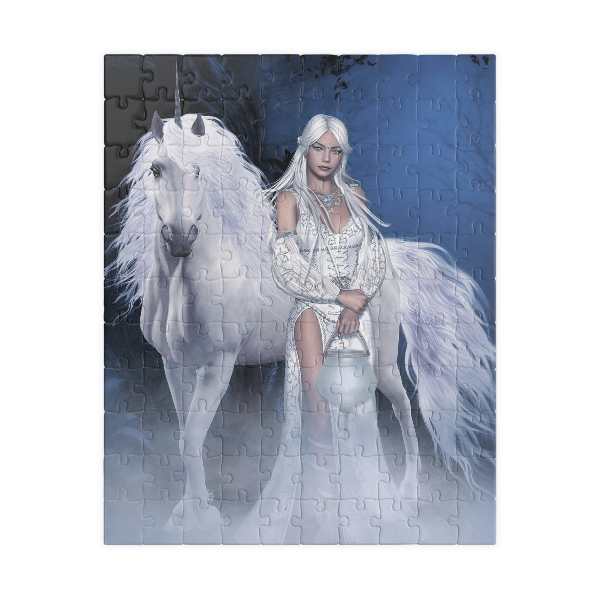 Queen of Unicorns Jigsaw Puzzle
