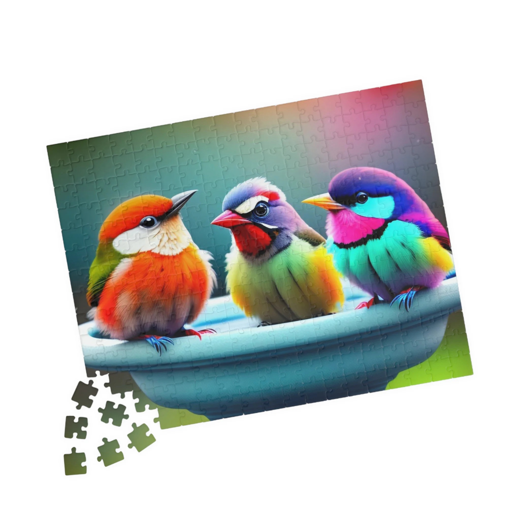 Colorful Wild Birds Jigsaw Puzzle