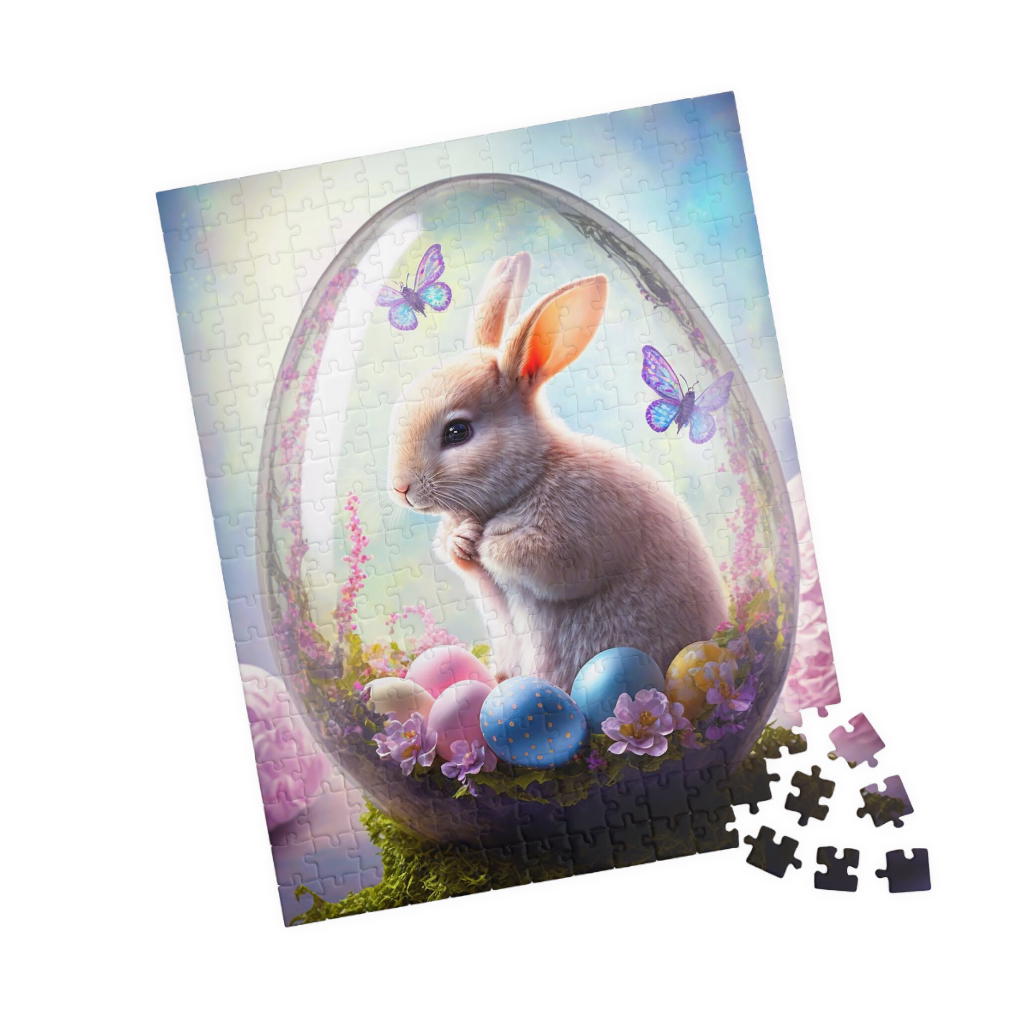 Easter Bunny Basket Jigsaw Puzzle