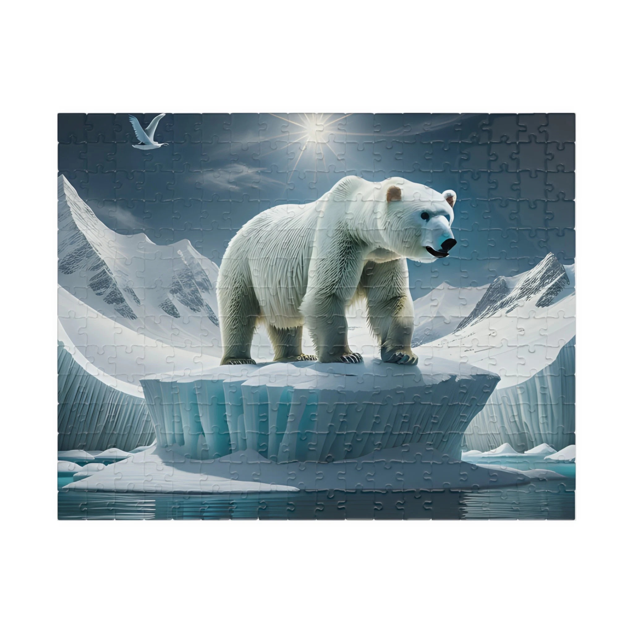 Polar Bear on Iceberg Jigsaw Puzzle
